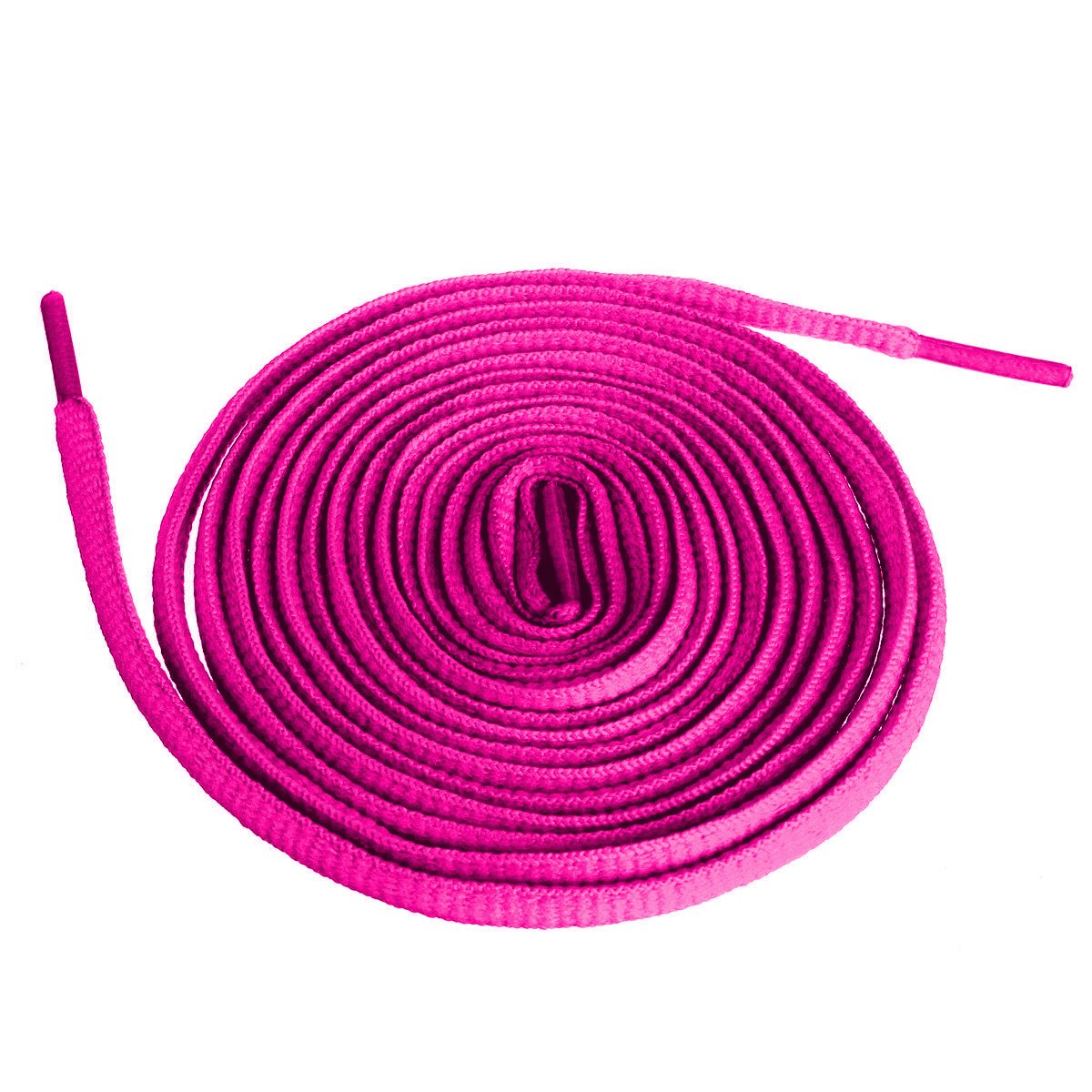 Shoeslulu 35" Premium Flat Colorful Fashion Sneakers Shoelaces ([Flat] 35 in. (90 cm), Fuchsia Pink)