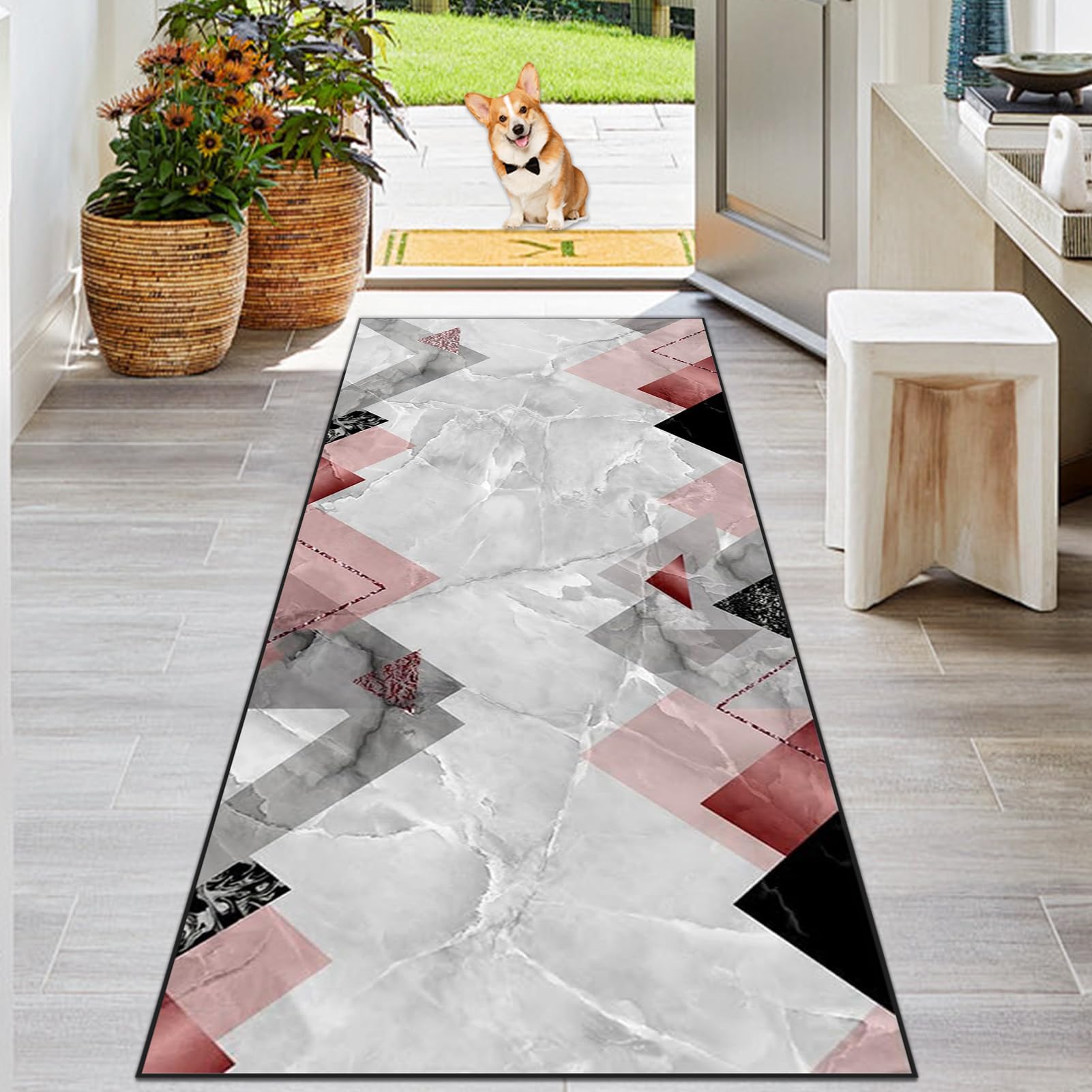 Tapis de couloir de cuisine moderne de qualité supérieure pour une décoration élégante