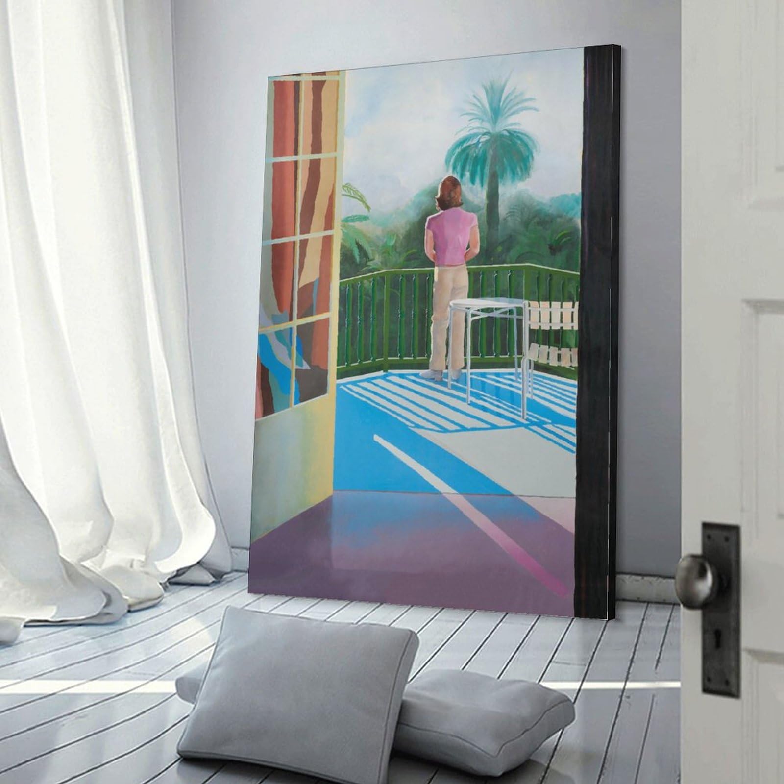Amazon.co.jp: David Hockneyデイヴィッド・ホックニー絵画 花ポスター