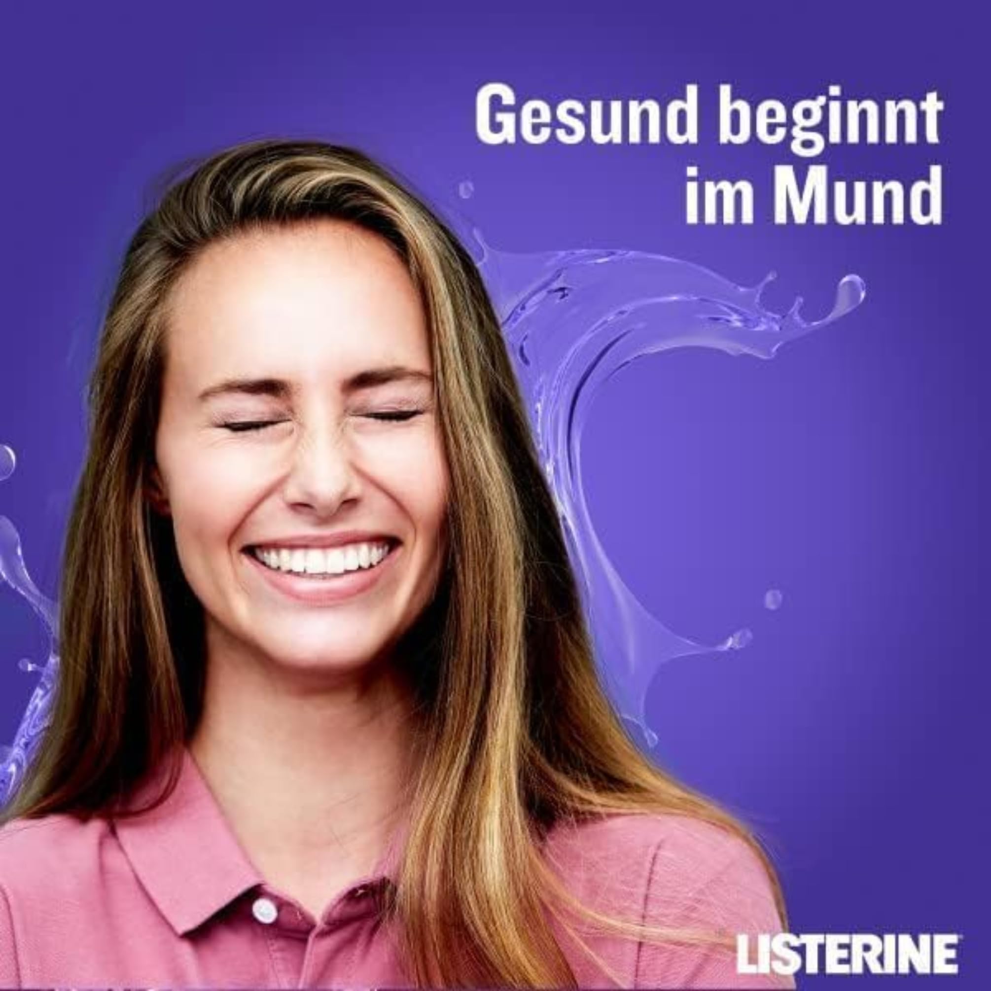 LISTERINE Total Care Sensible zęby (500 ml), antybakteryjny płyn do płukania jamy ustnej dla wrażliwych na ból zębów o działaniu 6 w 1, łagodny płyn do płukania jamy ustnej chroni przed problemami z