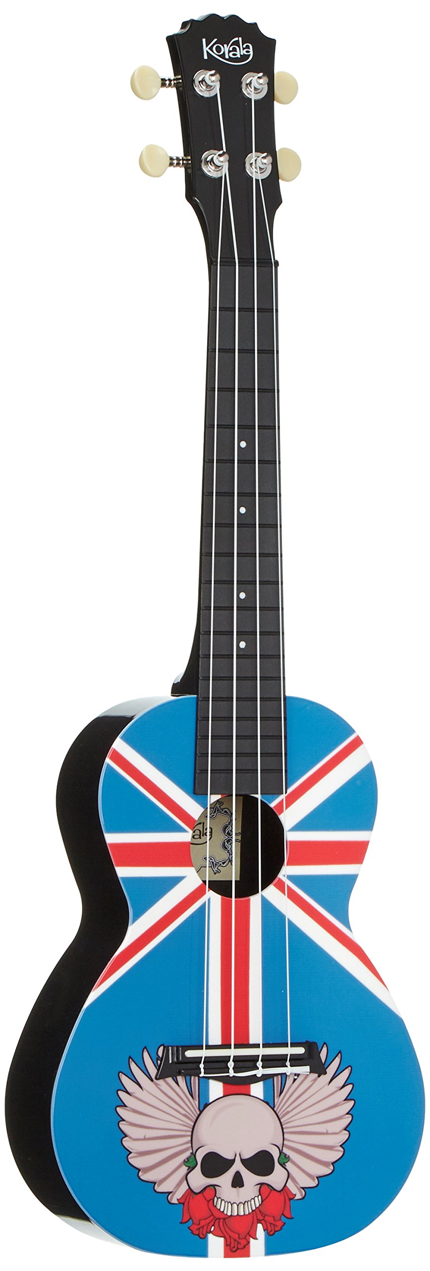 PUC-30-003 Concert Ukulele union jack skull