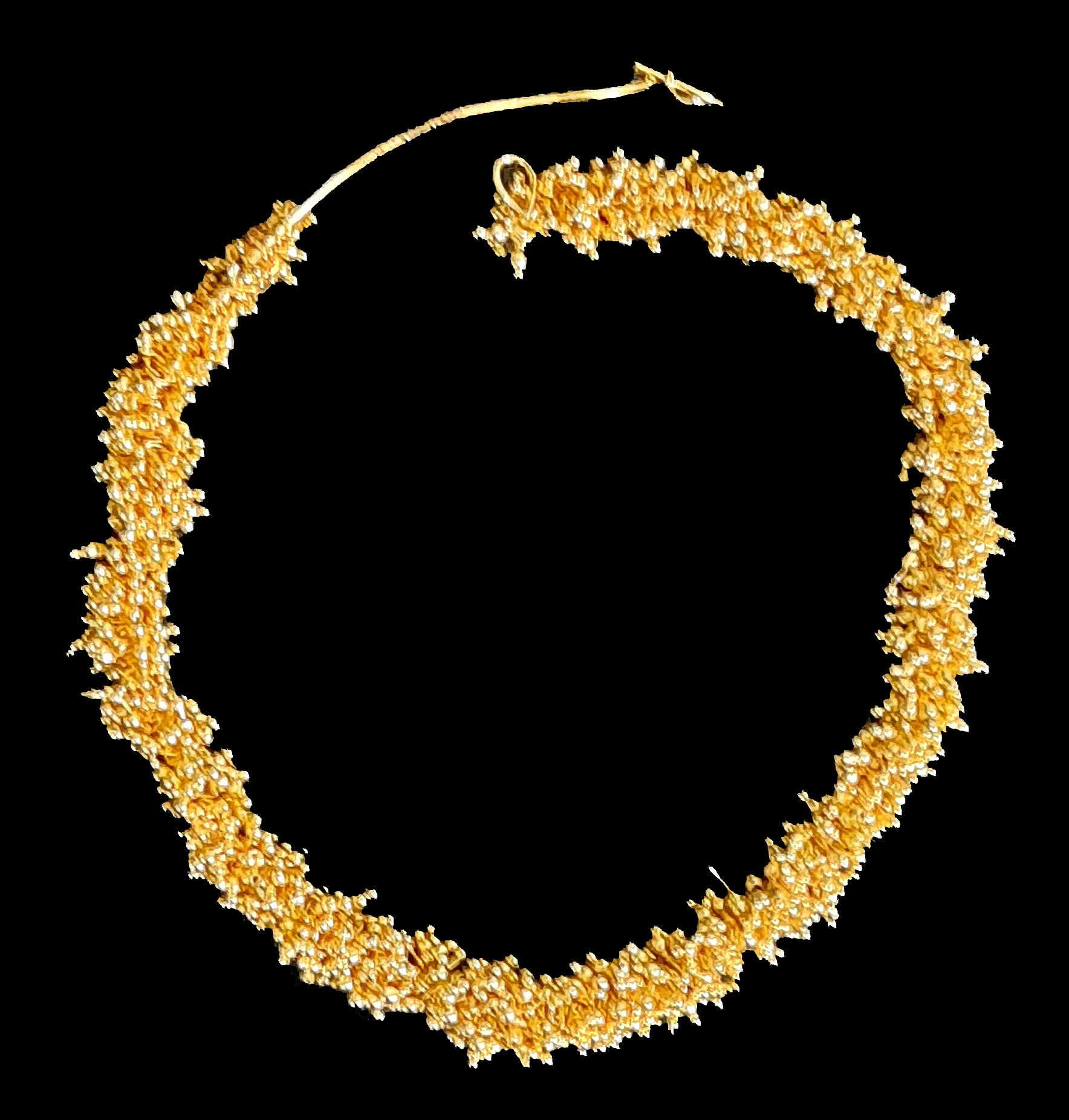 Beads & CraftsBeads & Crafts: Gold Finish Metal Loreals 1.5mm for Jewellery, Earring, Necklace, Bracelet Making (Pack of 70 GMS)