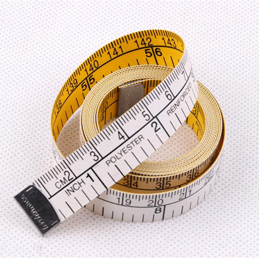 Regla de Doble Escala de 1,5 m, Cinta métrica Suave, Reglas Flexibles, Regla para Tela a Medida para Costura Corporal, Accesorios de Costura