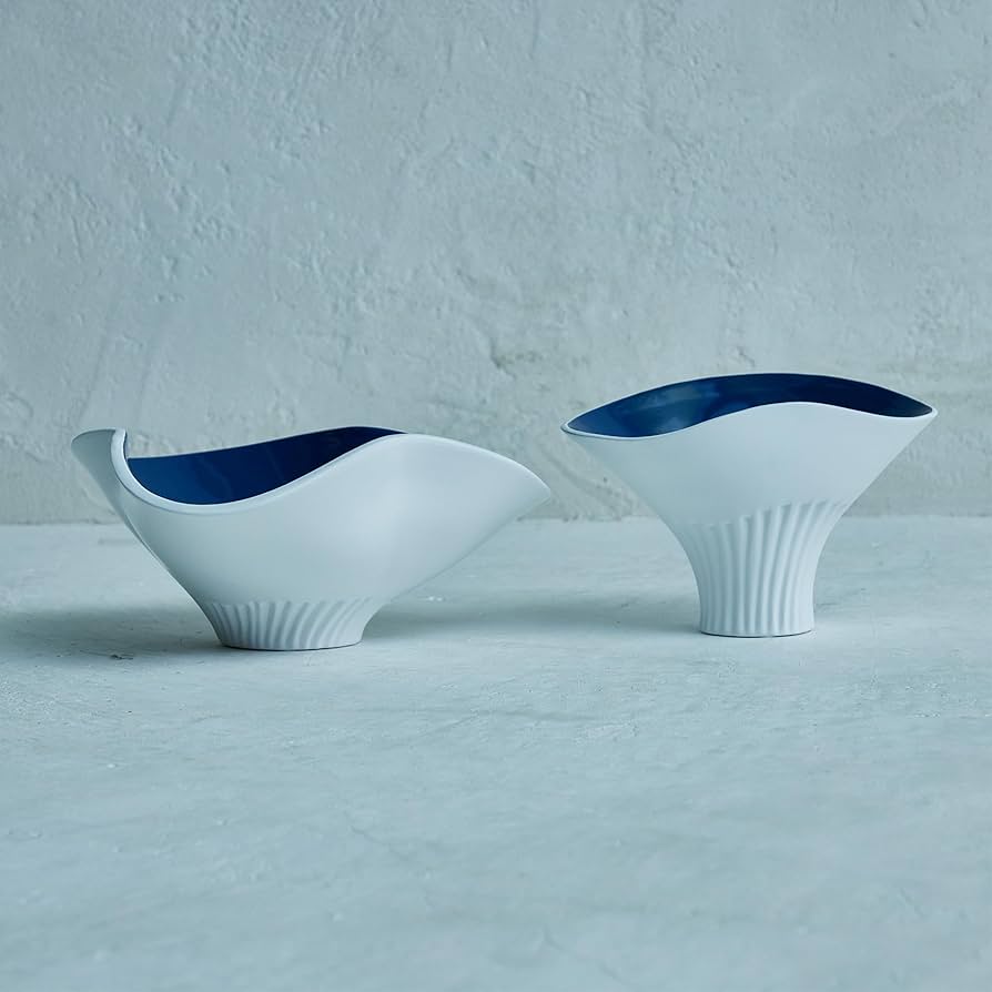 Amazon.co.jp: PATINA 陶器 フラワーベース オブジェ 高さ17.5cm