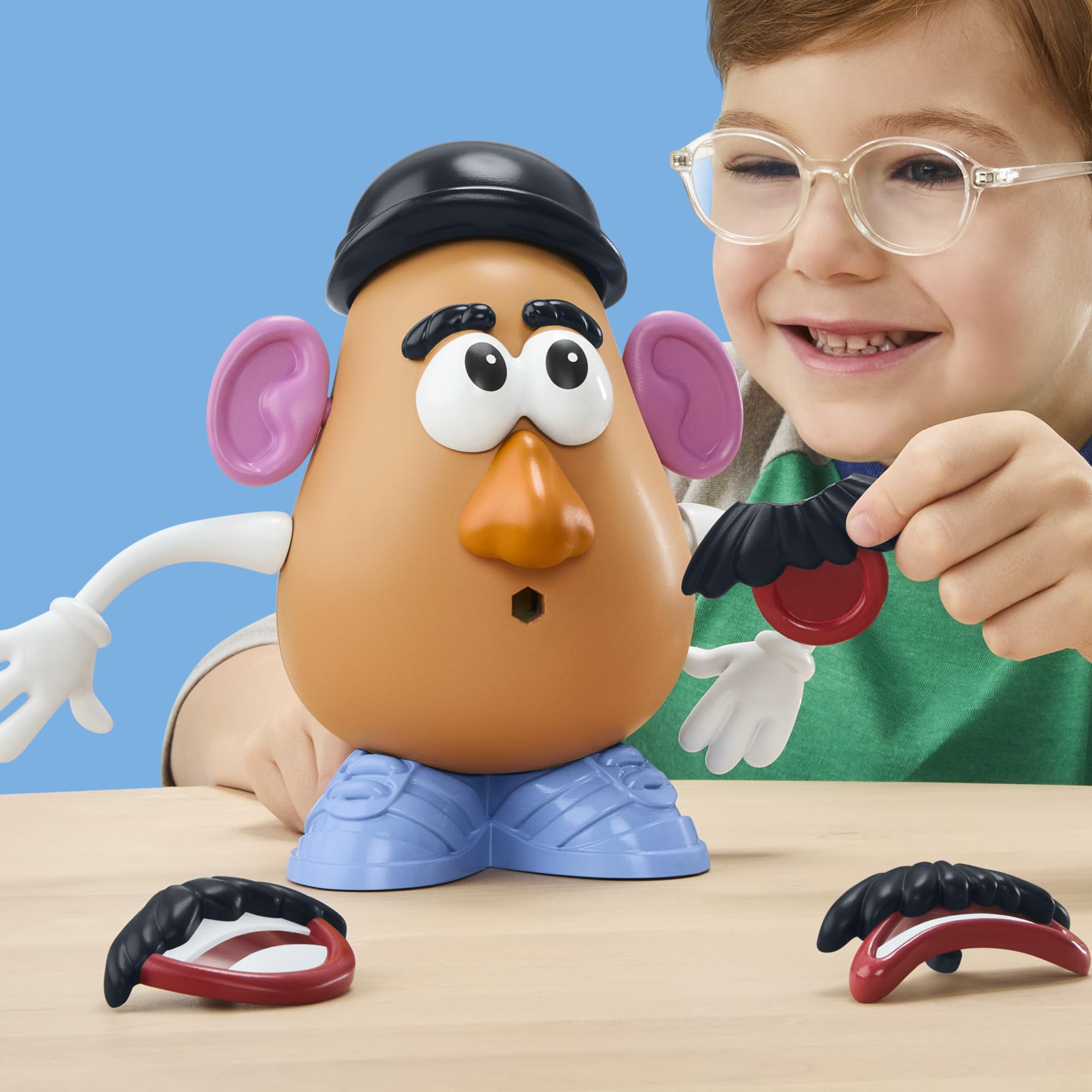 Potato Head Gadający Pan Bulwa z filmu "Toy Story 5" wytwórni Disney/Pixar z ponad 25 efektami dźwiękowymi i wypowiadanymi frazami, zabawki przedszkolne dla dzieci w wieku od 2 lat - wersja angielska