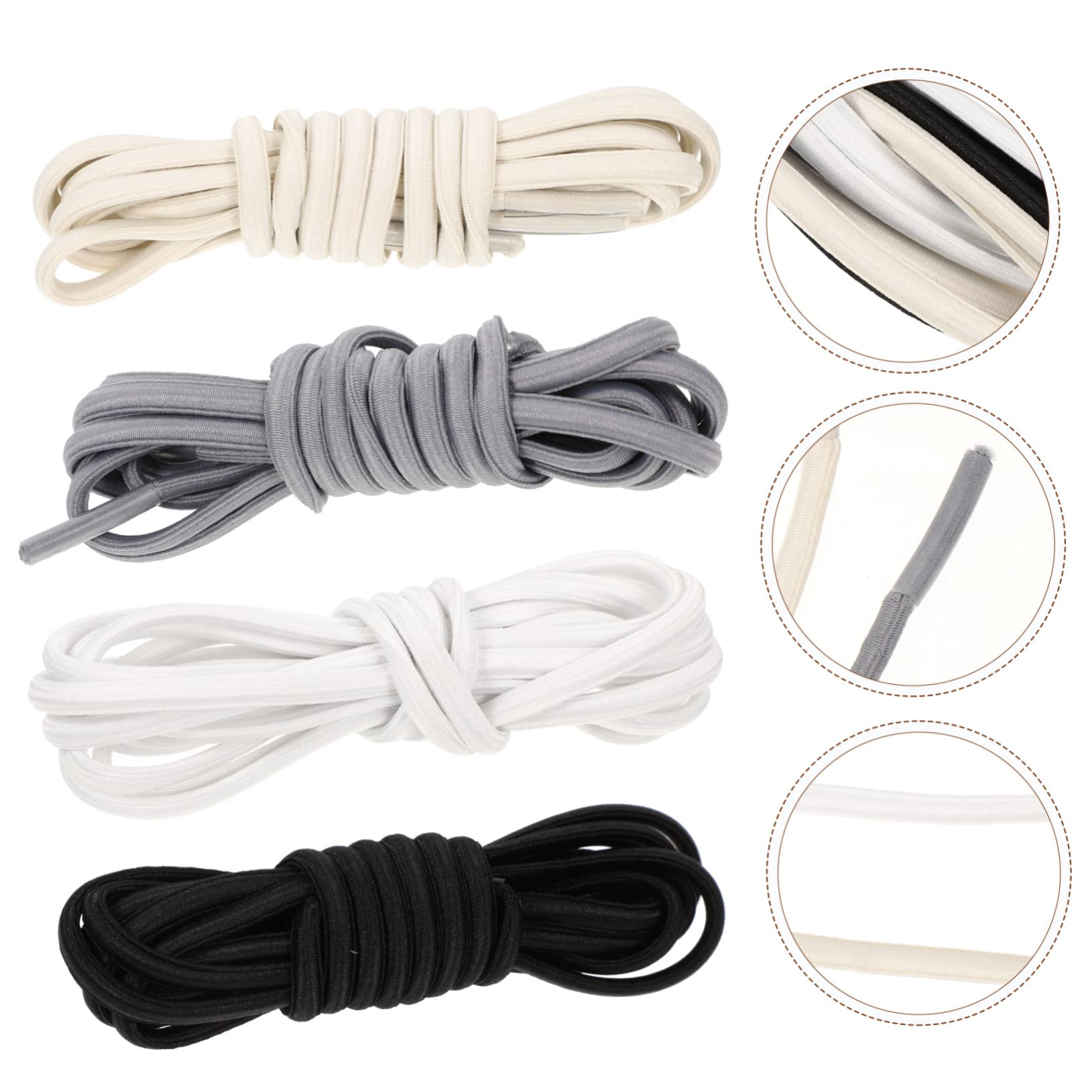 16paare Elastische Schnürsenkel Für Sport Schnellschnürende Und Anpassbare Schnürsenkel Für Erwachsene Geeignet Für Sneakers Und Freizeitschuhe