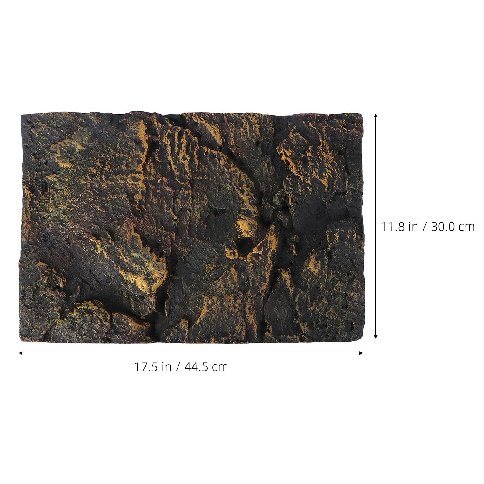 1 Tablero de Fondo Impermeable for Tanque Reptiles PU | Panel decorativo 3D for terrario tortuga tanque decoración de pared cocina TV pared