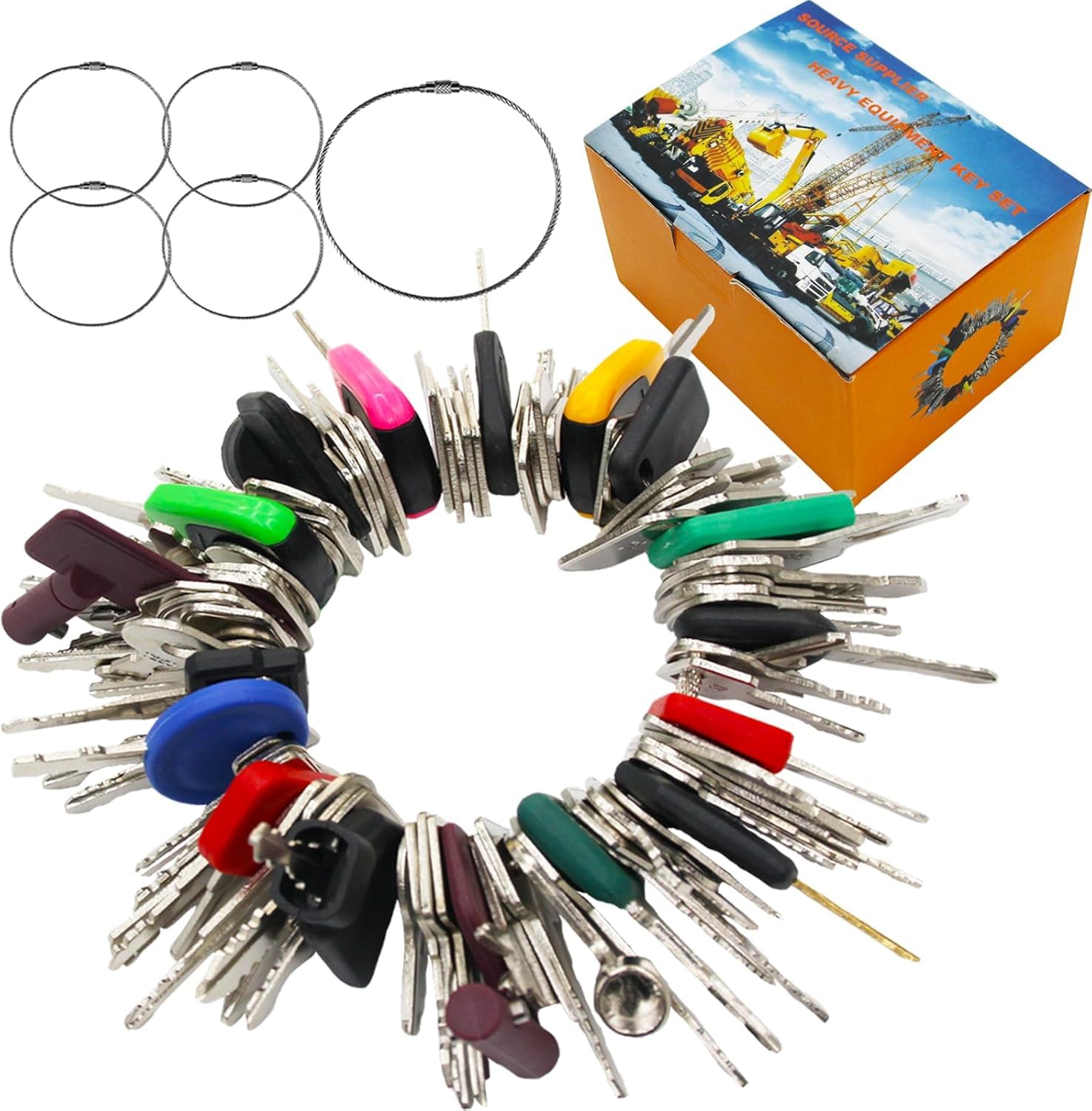 hi-yan⭐︎ Amazon.com: 39 Full Range Heavy Equipment Keys-Construction