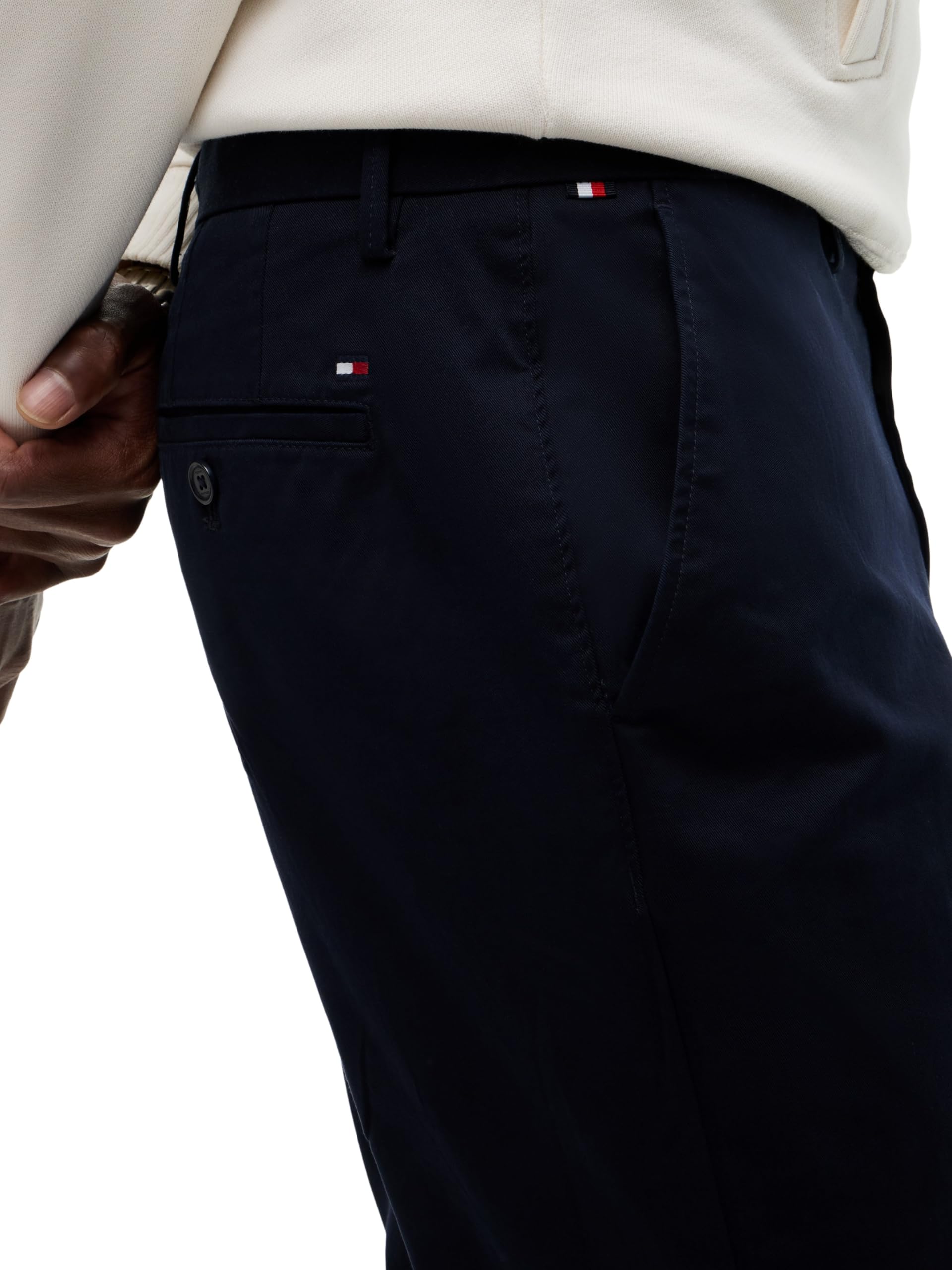 Tommy Hilfiger Uomo Pantaloni Core Denton 1985 Pima Cotton Chino