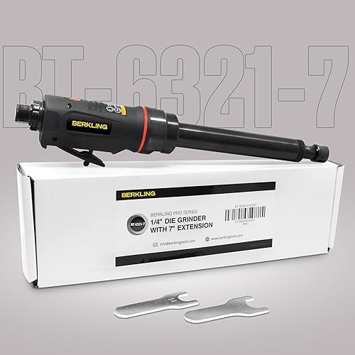 Miniatura 7 de Amoladora neumática de 14 de pulgada, grado profesional, resistente, con control de velocidad variable (ángulo, 115 grados)