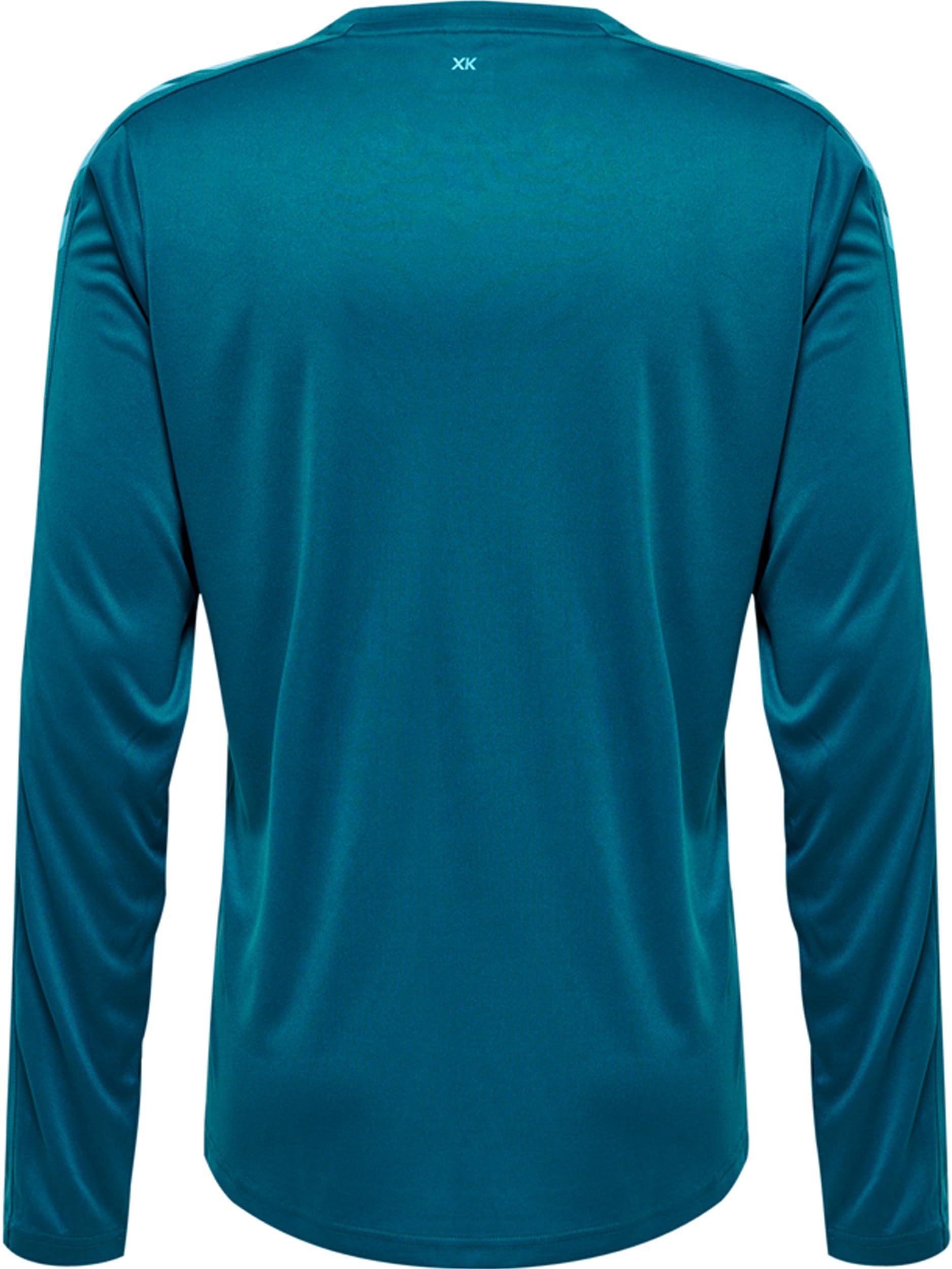 Hummel Core XK Poly Trikot Langarm Herren korallenblau Gr L