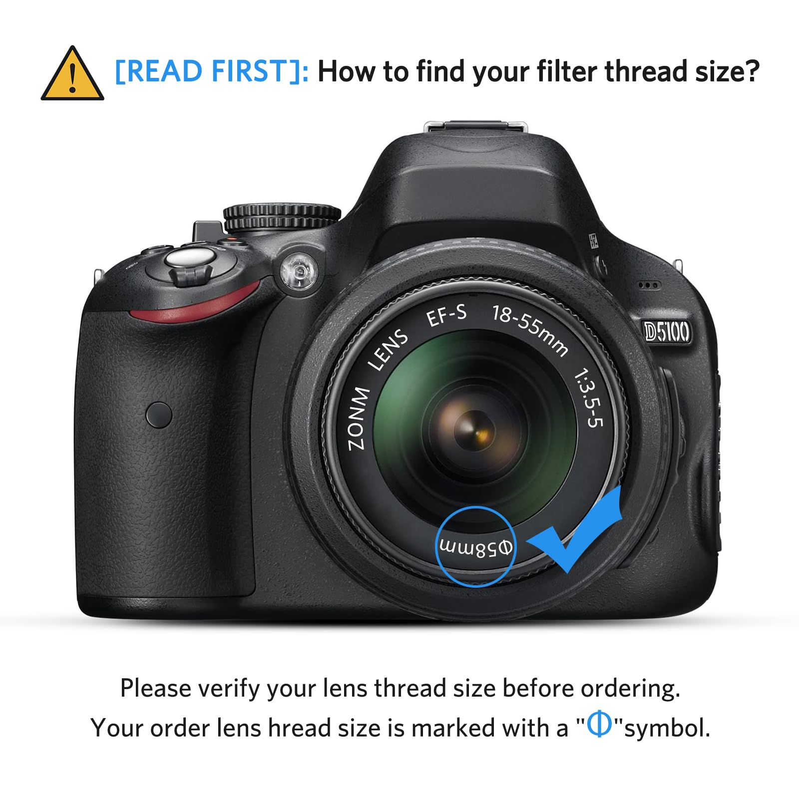 ARTCISE Filtre ND Variable 49 mm Ultra Mince ND2-ND400 HD Réglable Fader Filtres à densité Neutre pour Objectif
