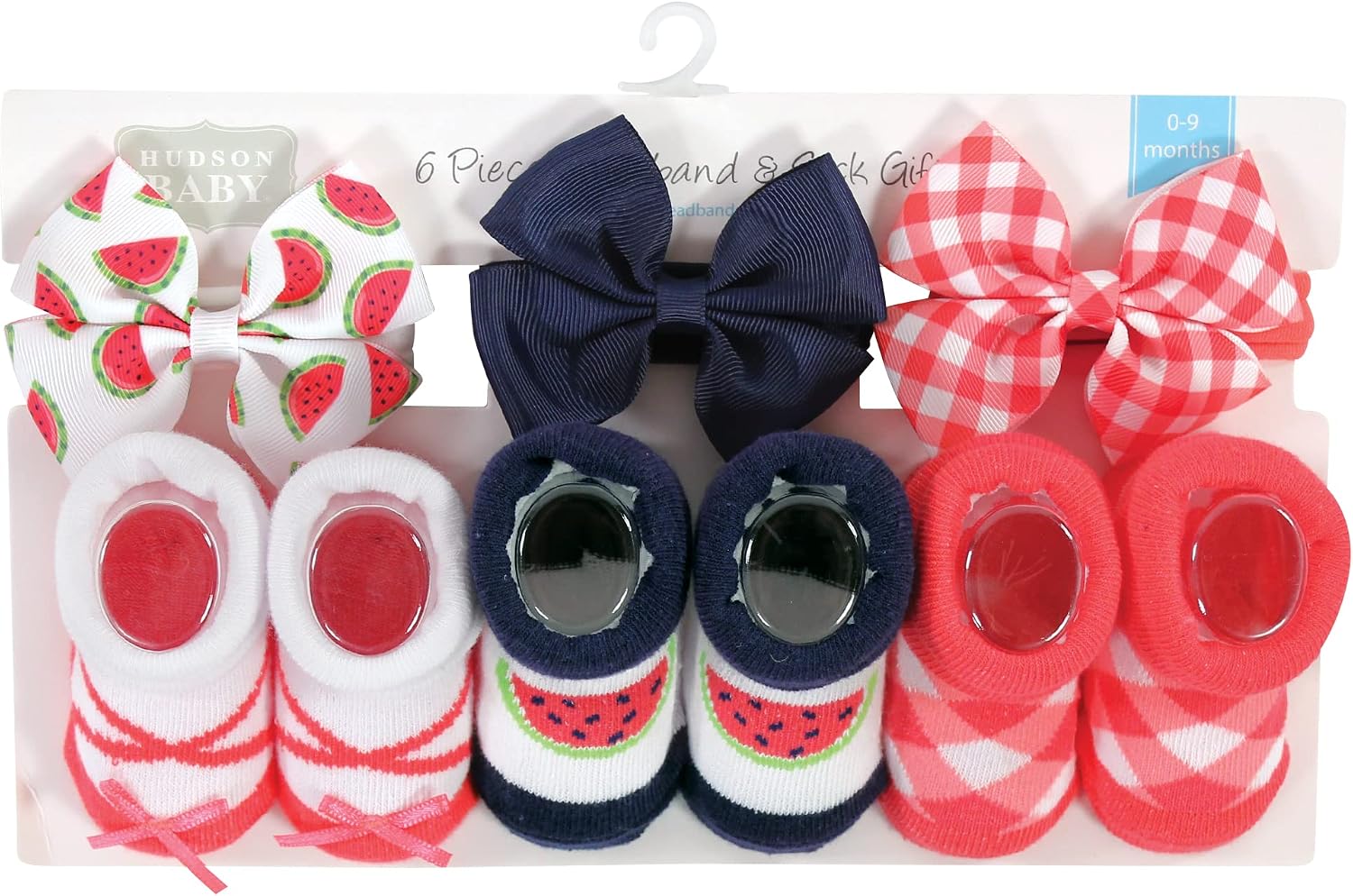 Hudson Baby Girl's Headband and Socks Giftset image 2