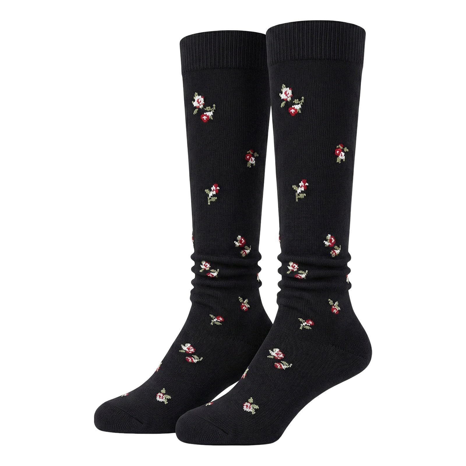 Trachtenstrümpfe Damen Lange Trachtensocken Oktoberfest overknee Strümpfe