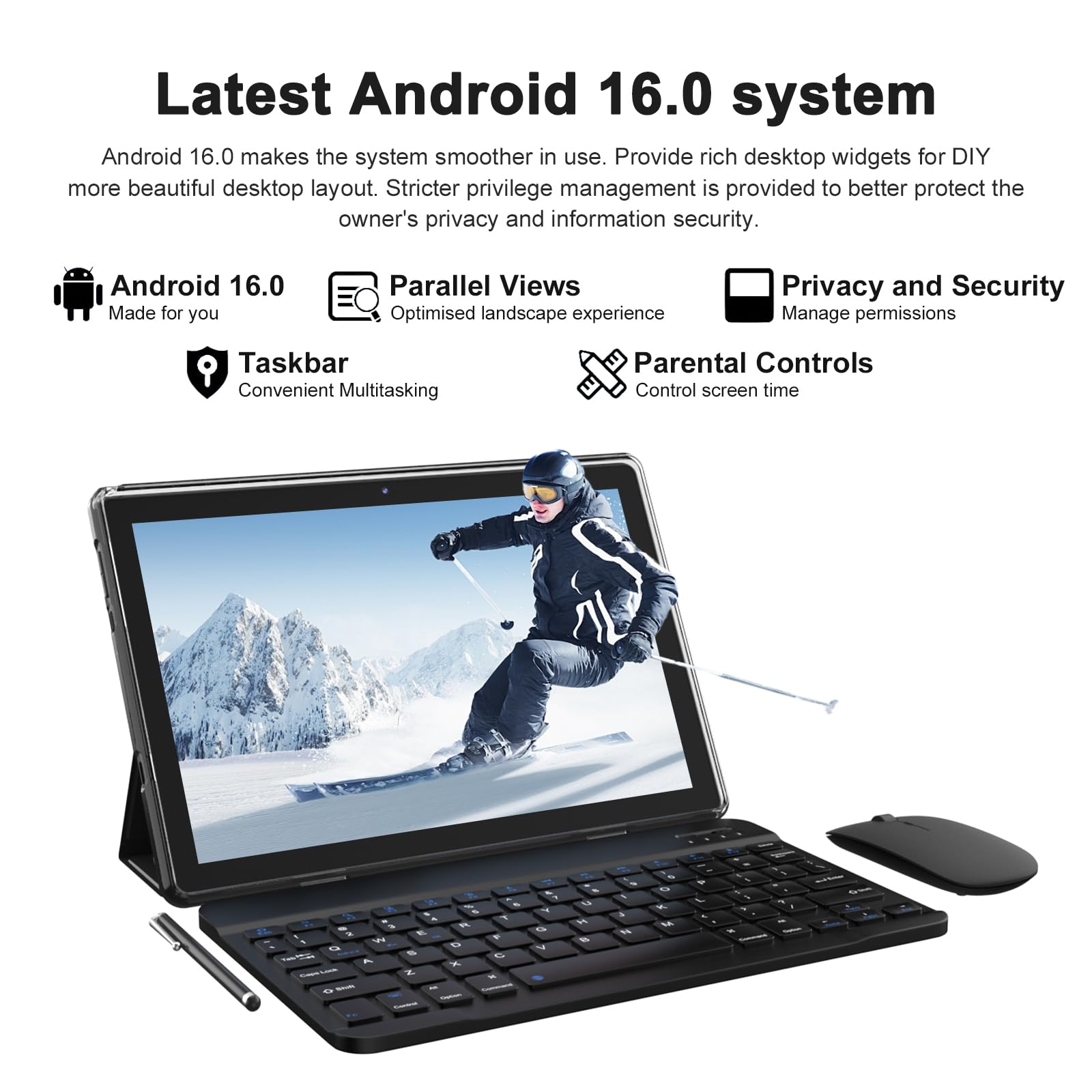 Android16 タブレット 10インチ 12GB+64GB+2TB Amazon.com : ICONLINK Android 16 Tablet 10 Inch, 12(3+9) GB RAM+