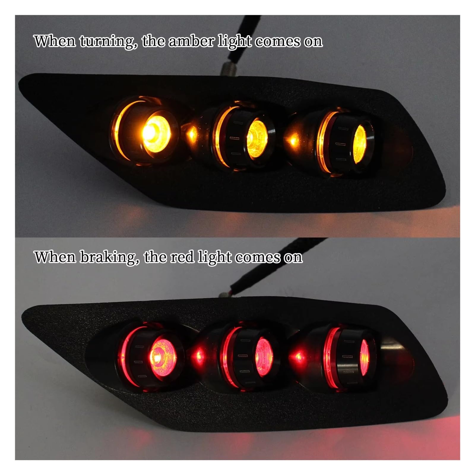 moto Fanale Posteriore Per BMW S1000RR M1000RR 2020-2022 2023-2025 Fanale Posteriore A LED Integrato 1 Paio Di Indicatori Di Direzione Posteriori Fanale posteriore per moto(2023-2025 Black)