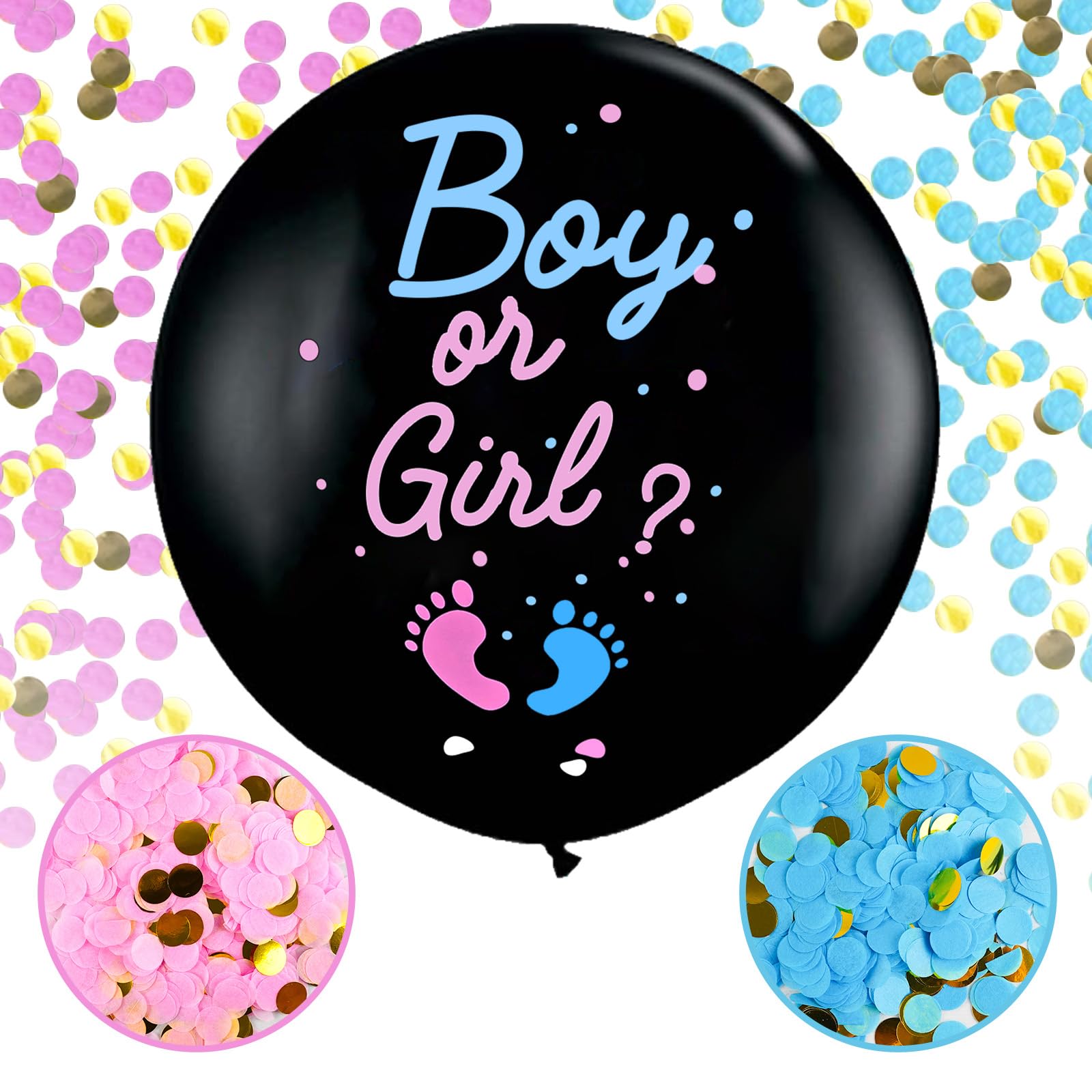 Amazon | Lausatek ジェンダーリビール 風船 バルーン 性別発表