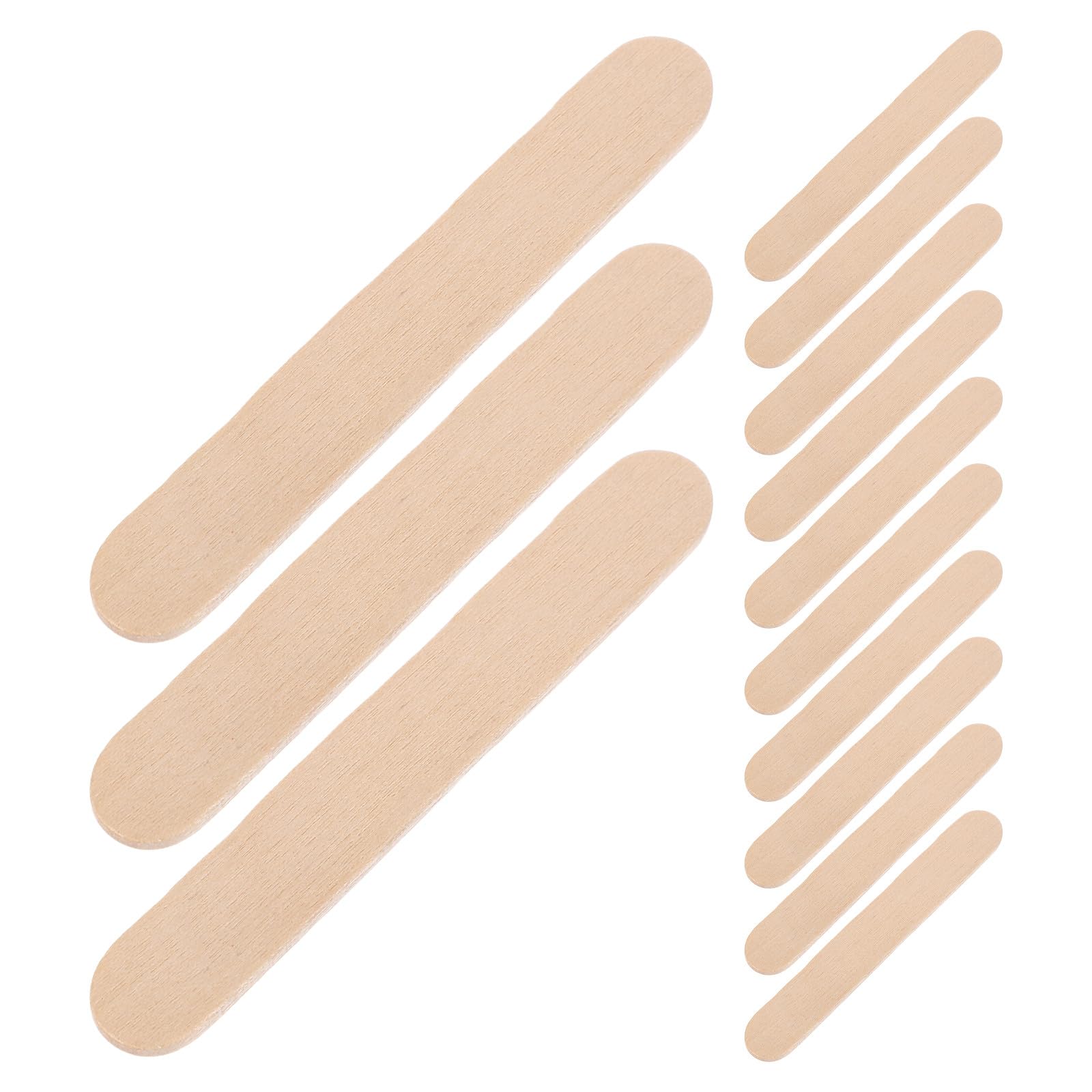 STOBAZA Palitos de Madera Natural para Manualidades 1000 Unidades 65X10X2 MM Palitos de Helado para Proyectos de Arte Escolares y Bricolaje Seguros