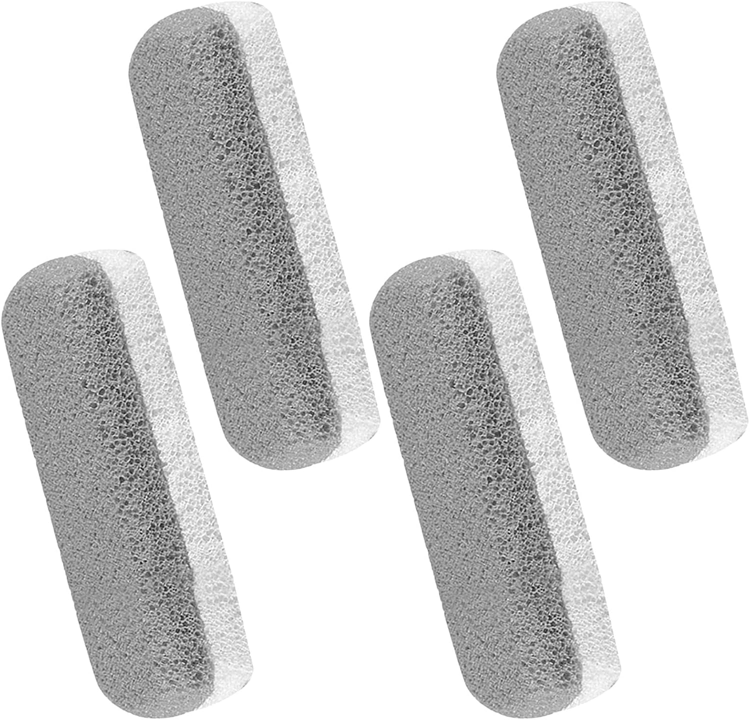 LIFKOME 4pcs Double-Sided Foam Glass Pumice Stone Foot Callus Remover Hard Skin Scrubber for Dead Skin Removal and Heel Exfoliation Pedicure Tool for Feet and Hands Care
