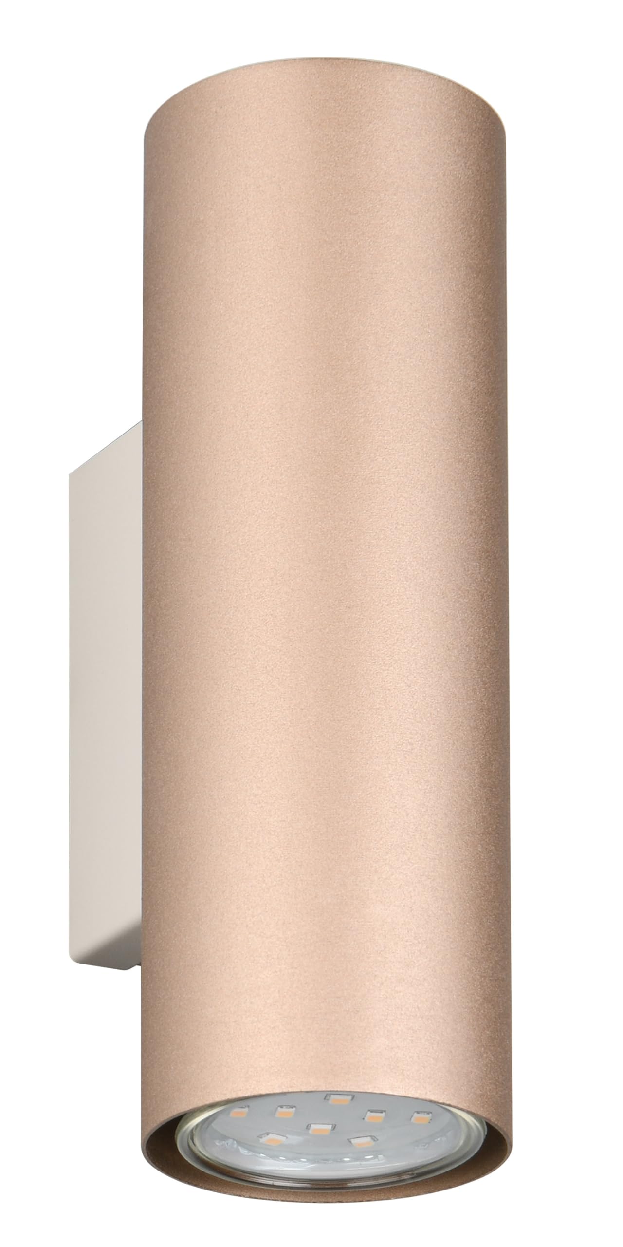 Trio Leuchten Marley Wandleuchte 212400265 – Metall Warm Grey / Coffee