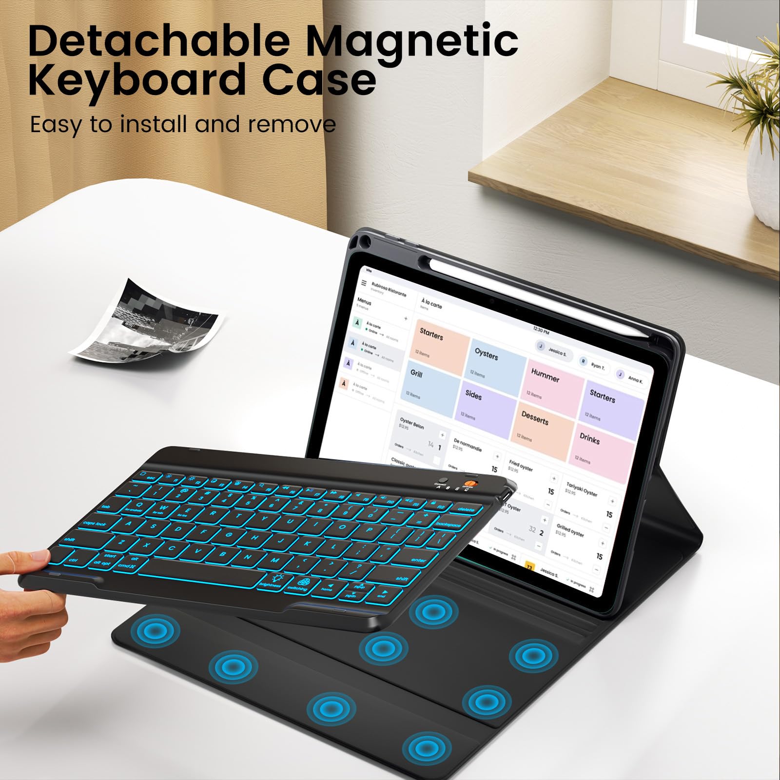 Amazon.co.jp: OYEEICE iPad Air 11用ケース キーボードM2付き – 7色