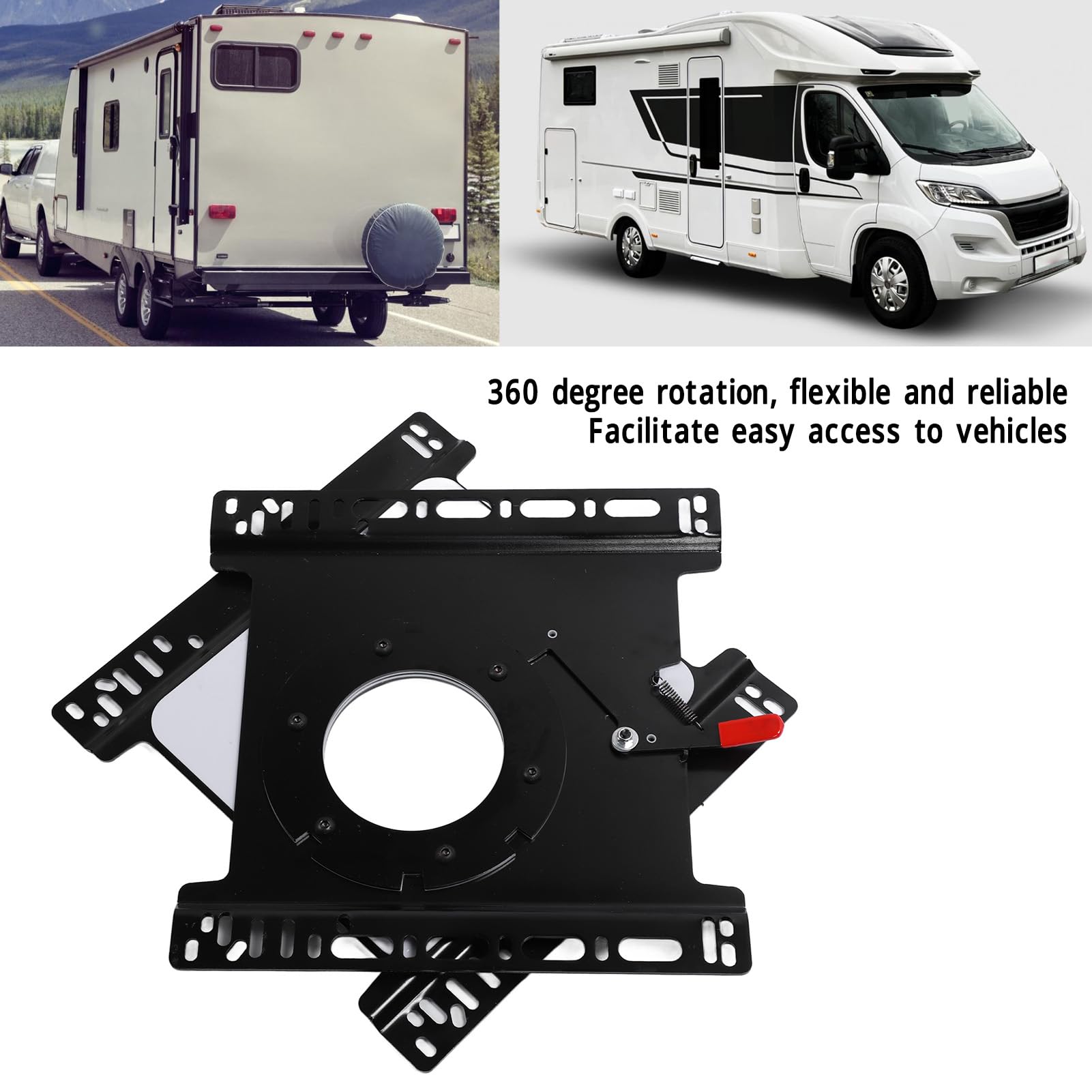 Base De Siège Pivotante 360° - Pour Ford Transit, VW T5/T6, Passager, Acier Robuste, Installation Facile