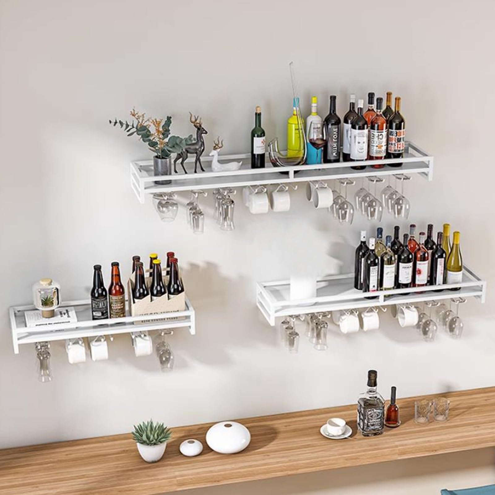 Porte-verres à vin mural : gagnez de la place et protégez vos verres