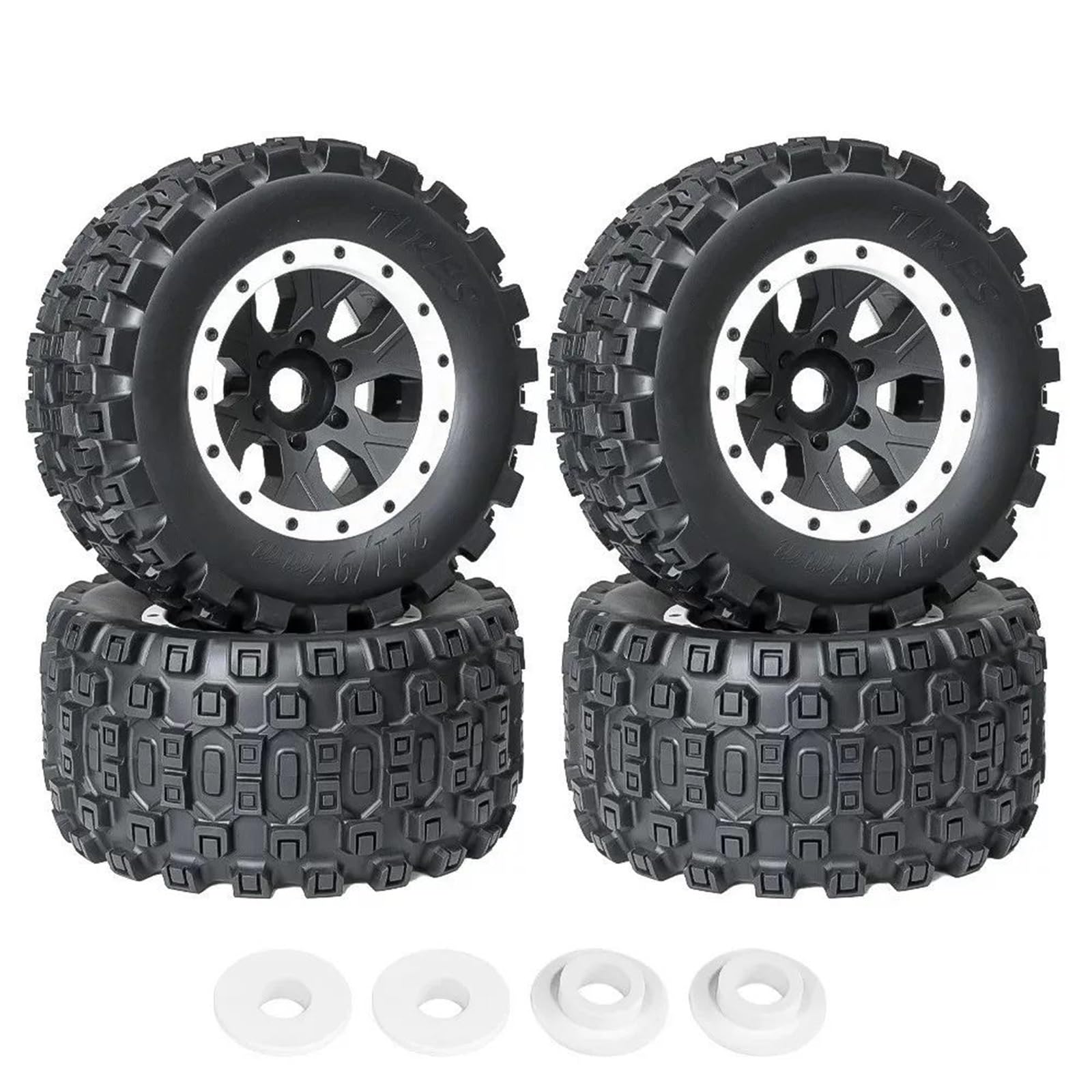 Juego Ruedas Neumáticos Camión MX43 para Pro-Line 1/5 RC Piezas RC