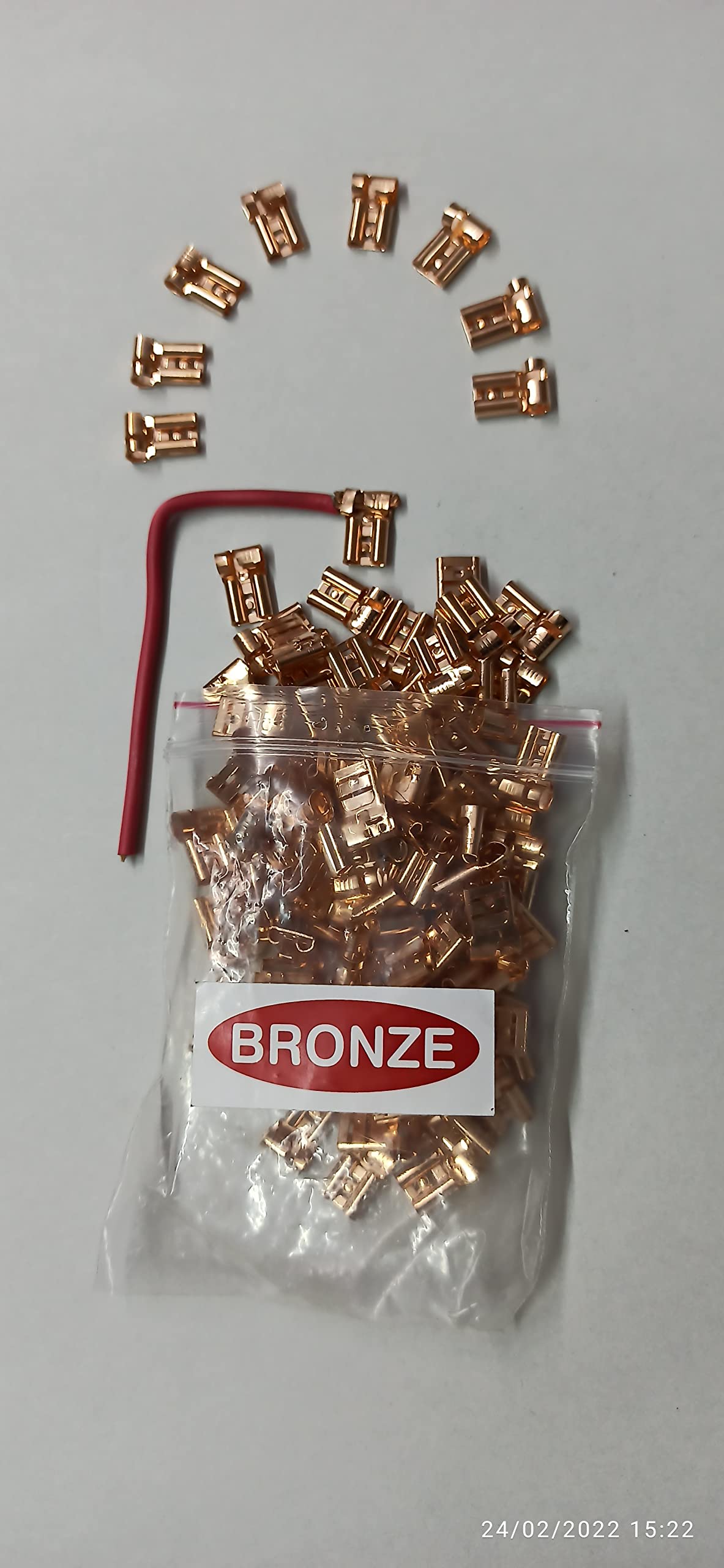 6-mm Electrical Cable Bronze Angle Shaped Heavy Duty Thimble for PCB Car AC RO Electrical Panels (100pcs)-image-28