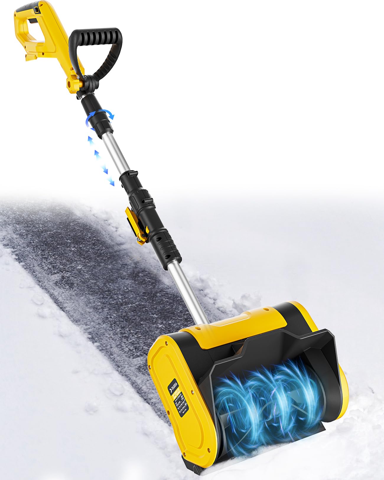 TAIRDA 10-Inch Snow Shovel Compatible for dewalt 20v Battery(NO Battery) Cordless Electric Snow Shovel with 10in. Width 6in. Depth 20FT Throw Distance Snow Blower for Patio Deck Driveway(Bare Tool)