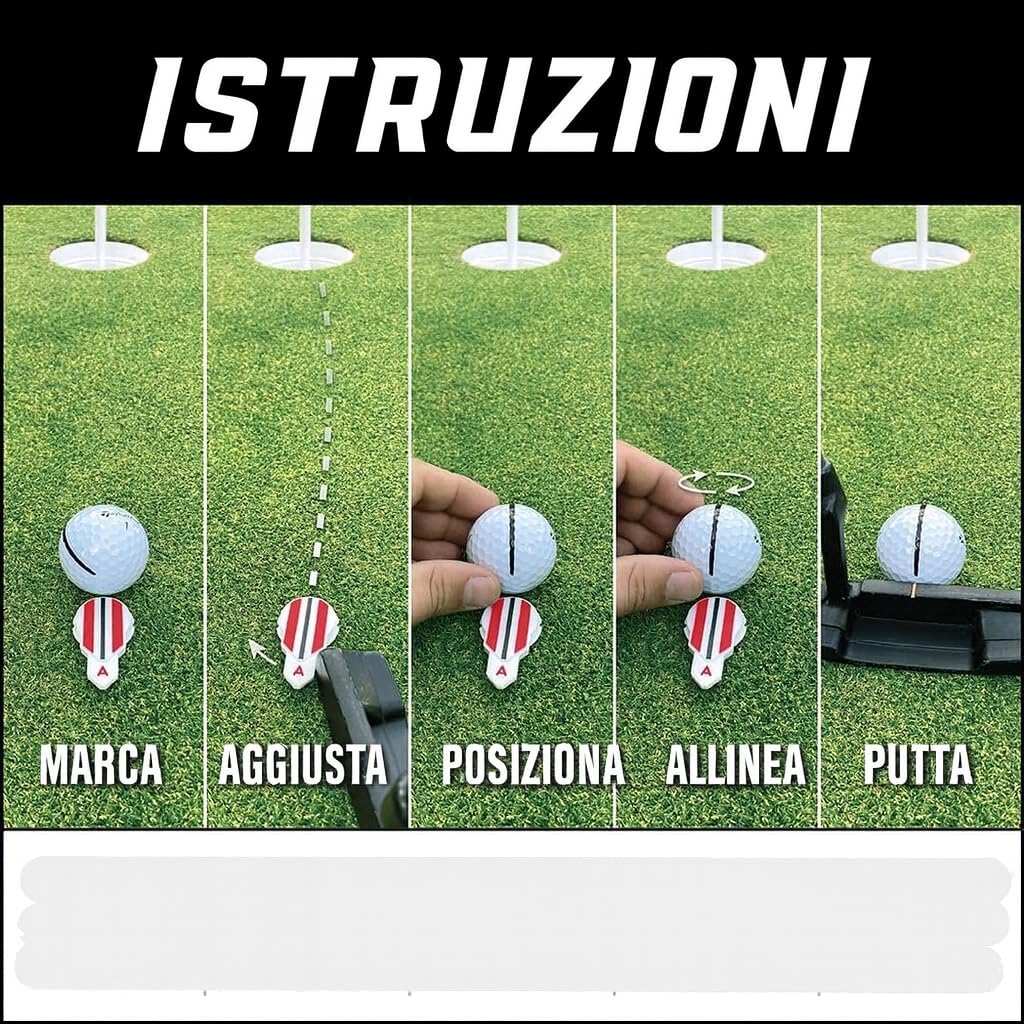 Fraser Fitness Marcatore per pallina da golf per allineamento Accessori putting Aid