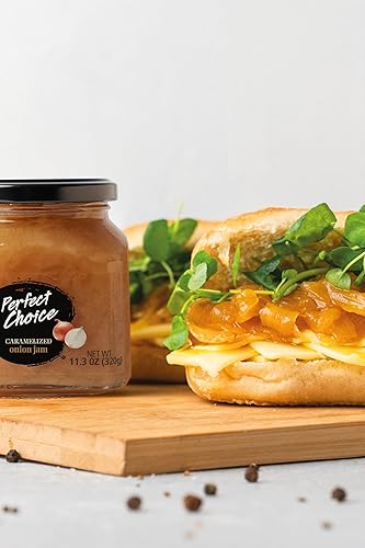 Miniatura 6 de Perfect Choice Cebolla caramelizada - Deliciosa crema para untar en hamburguesas, carnes, quesos y más - Listo para comer - 11.3 oz (paquete de 3)