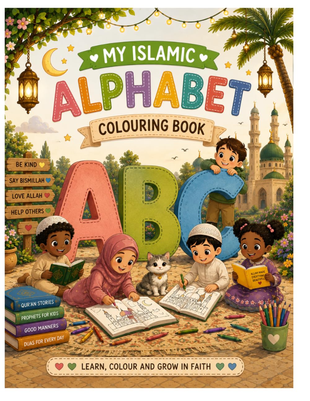 My Islamic Alphabet Colouring Book