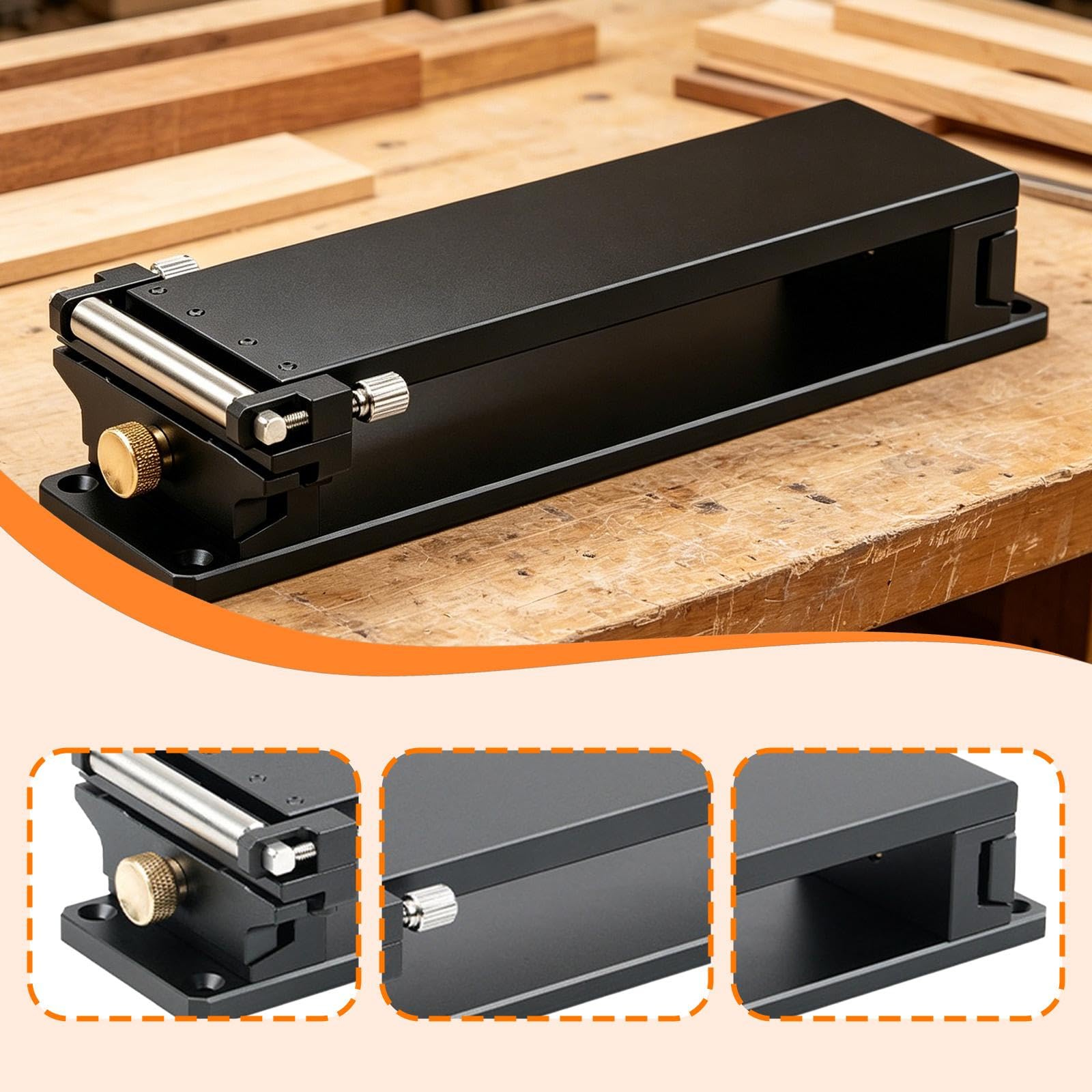 Fenteer Clip para papel lija, accesorio para lijar y papel lija, fácil reemplazar, práctico soporte tensión para lija para carpinteros.
