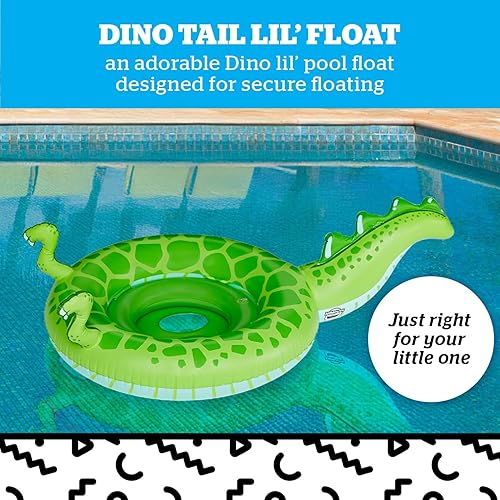 Miniatura 2 de BigMouth Inc Lil' Flotador de agua Flotadores de piscina para bebés y niños de 1 a 3 años, perfecto para nadadores principiantes, fácil de inflar