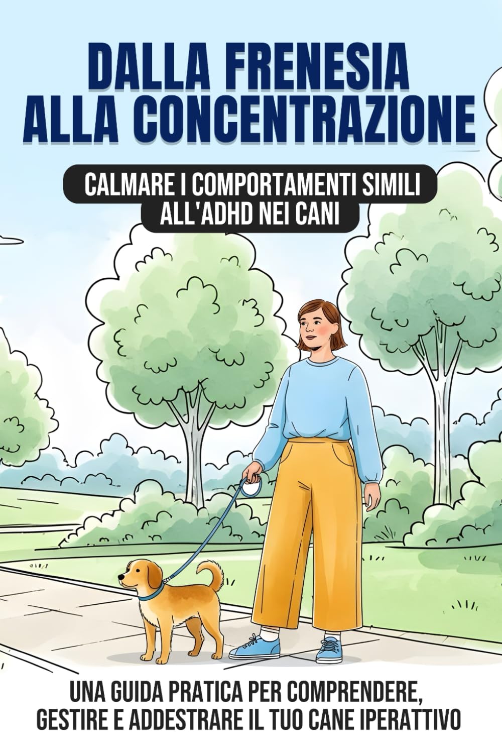 Dalla frenesia alla concentrazione: calmare i comportamenti simili all'ADHD nei cani: Una guida pratica per comprendere, gestire e addestrare il tuo cane iperattivo