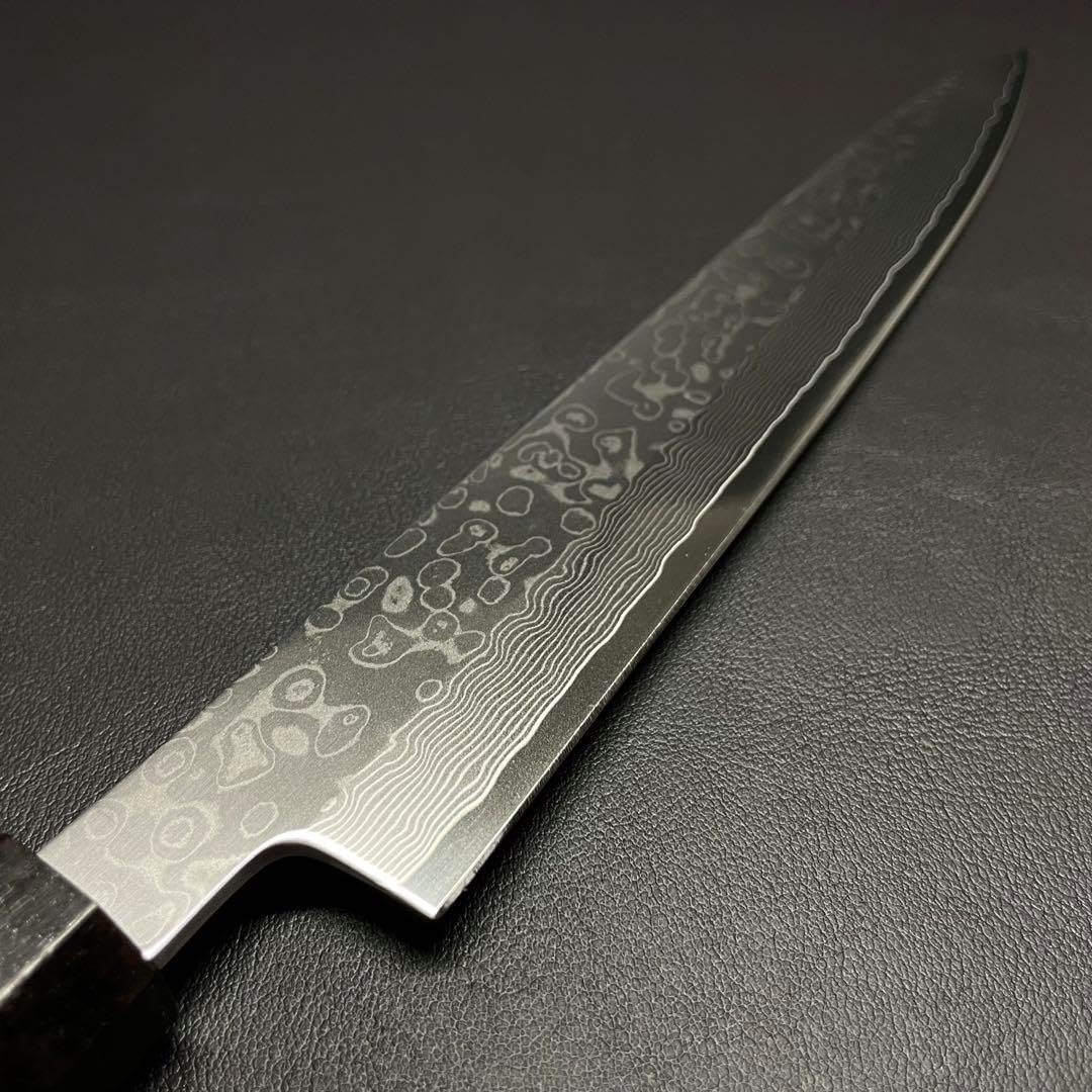 柳刃包丁 VG10 ダマスカス 8.5寸 255mm 片刃 刺身包丁 和包丁 柳刃包丁 VG10 ダマスカス 8.5寸 255mm 片刃 刺身包丁 和包丁 v金10