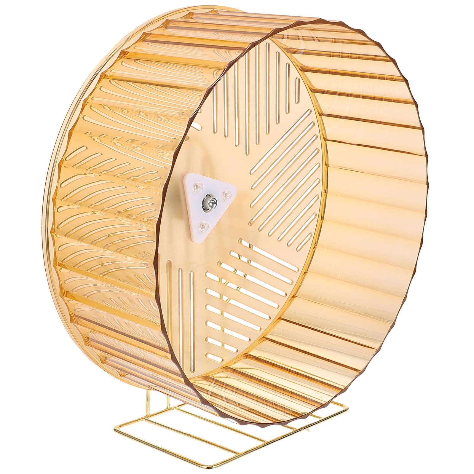 KOMBIUDA Rueda de Ejercicio para Hámster Soporte Metálico Estable Accesorio Silencioso para Jaula 8 Pulgadas Adecuado para Erizos y Chinchillas Domésticas