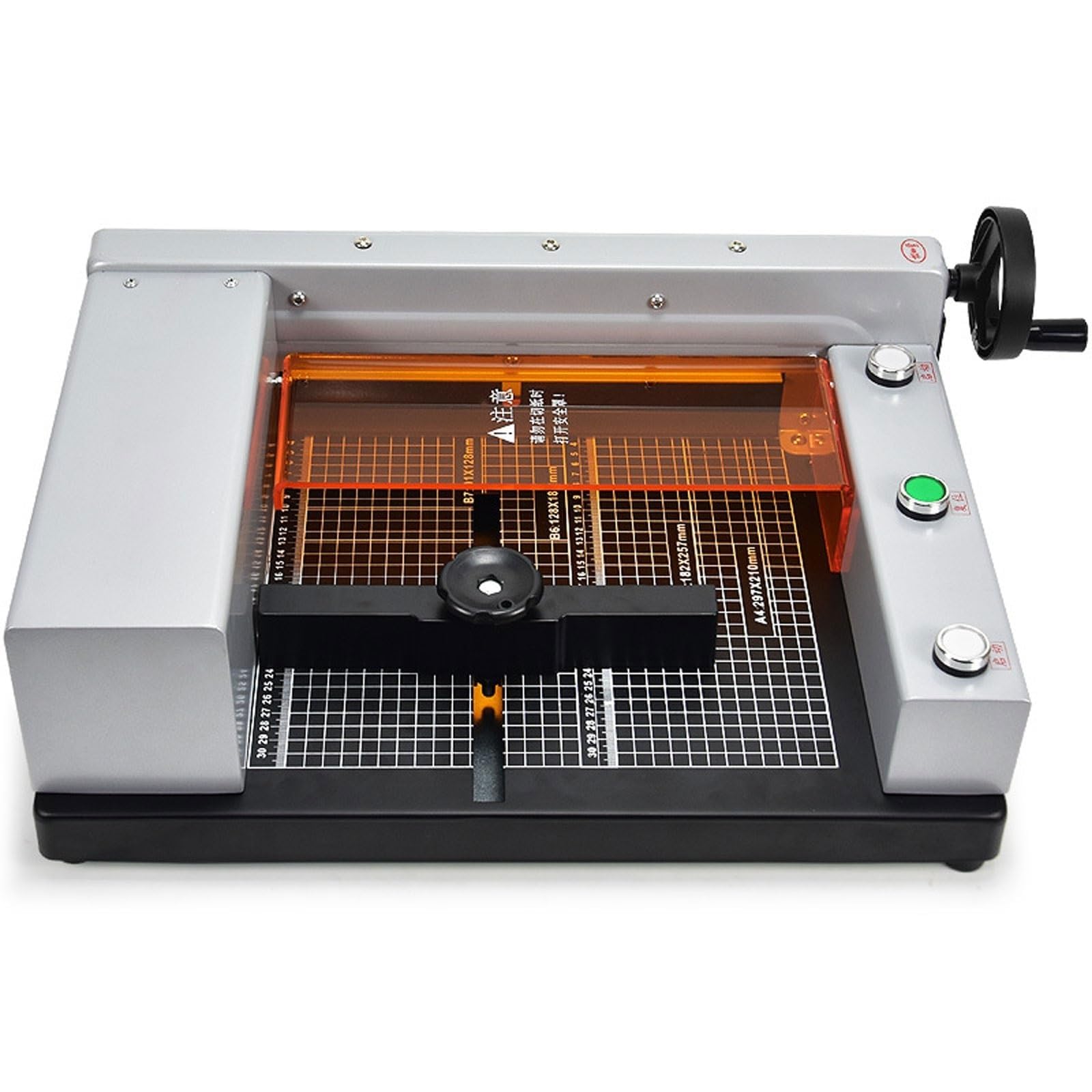 MYUYEE Heavy Duty Automatic Guillotine Paper Trimmer, 300mm Cutting Width, 40mm Thickness, For Cardboard, Card Leather, Office & Home