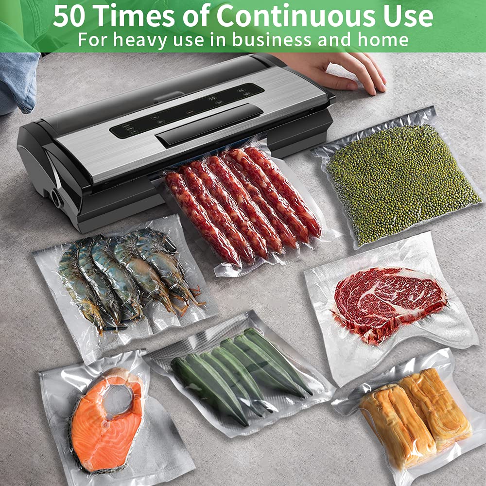 Commercial Vacuum Sealer Machine, 85Kpa Stainless Steel Vacuum Sealer
