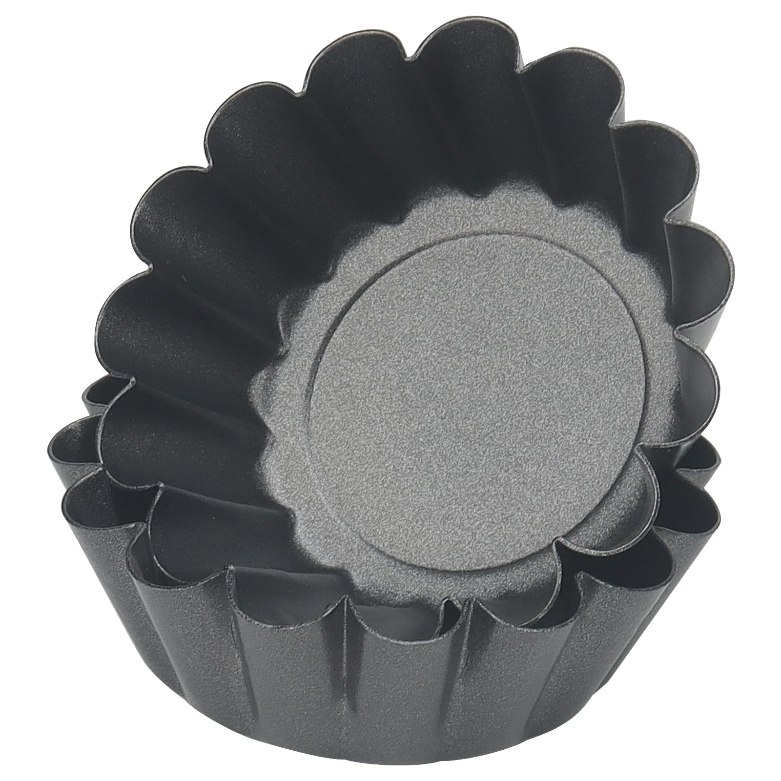 12 stampi per torte in acciaio inox | Stampo per muffin | Stampo antiaderente per dessert, utensili per la produzione di alimenti, anelli da cucina per pasticceria, pasticceria