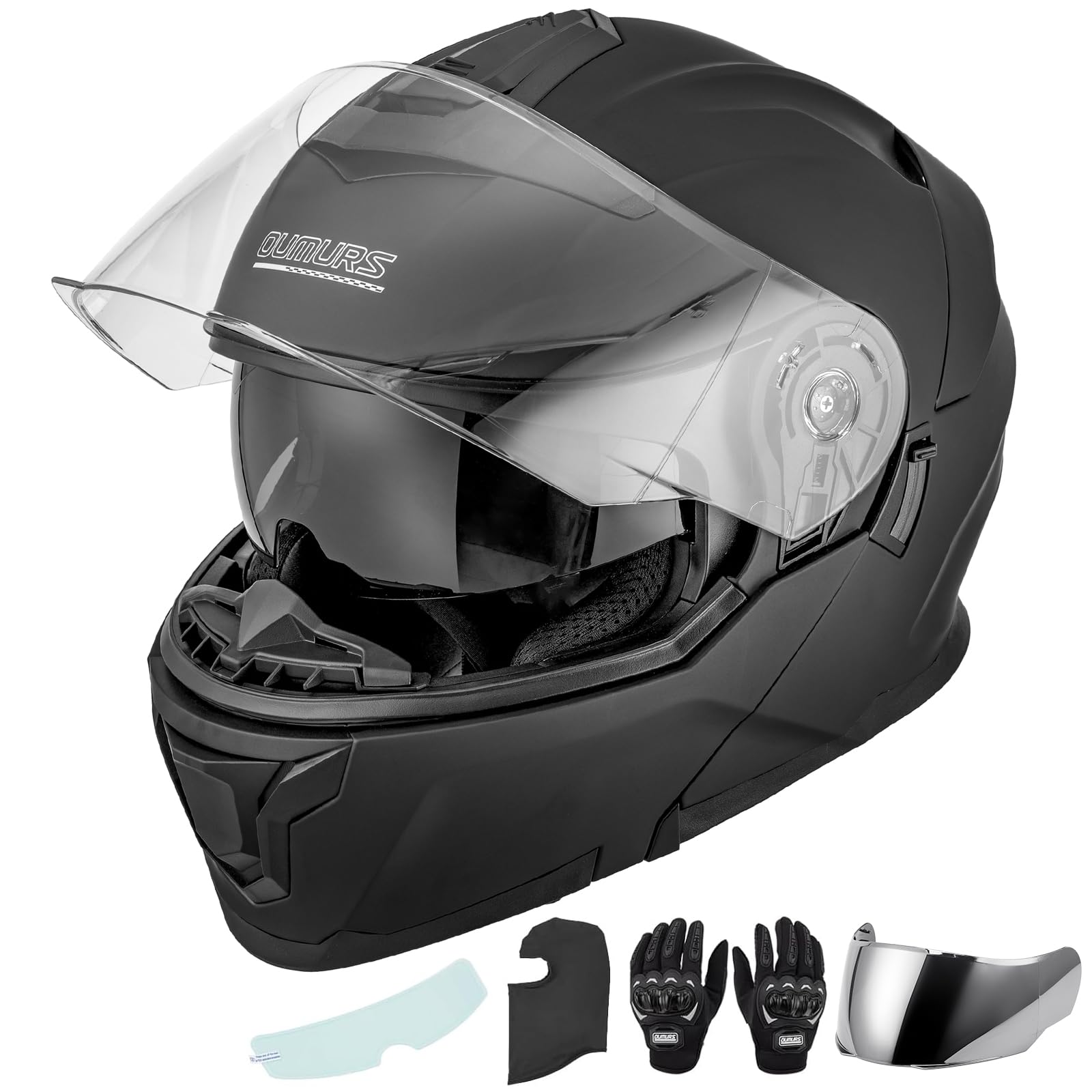 Modular Motorcycle Helmets Full Face Flip up Street Bike Motorcycle Helmet for Unisex Adult Model 912