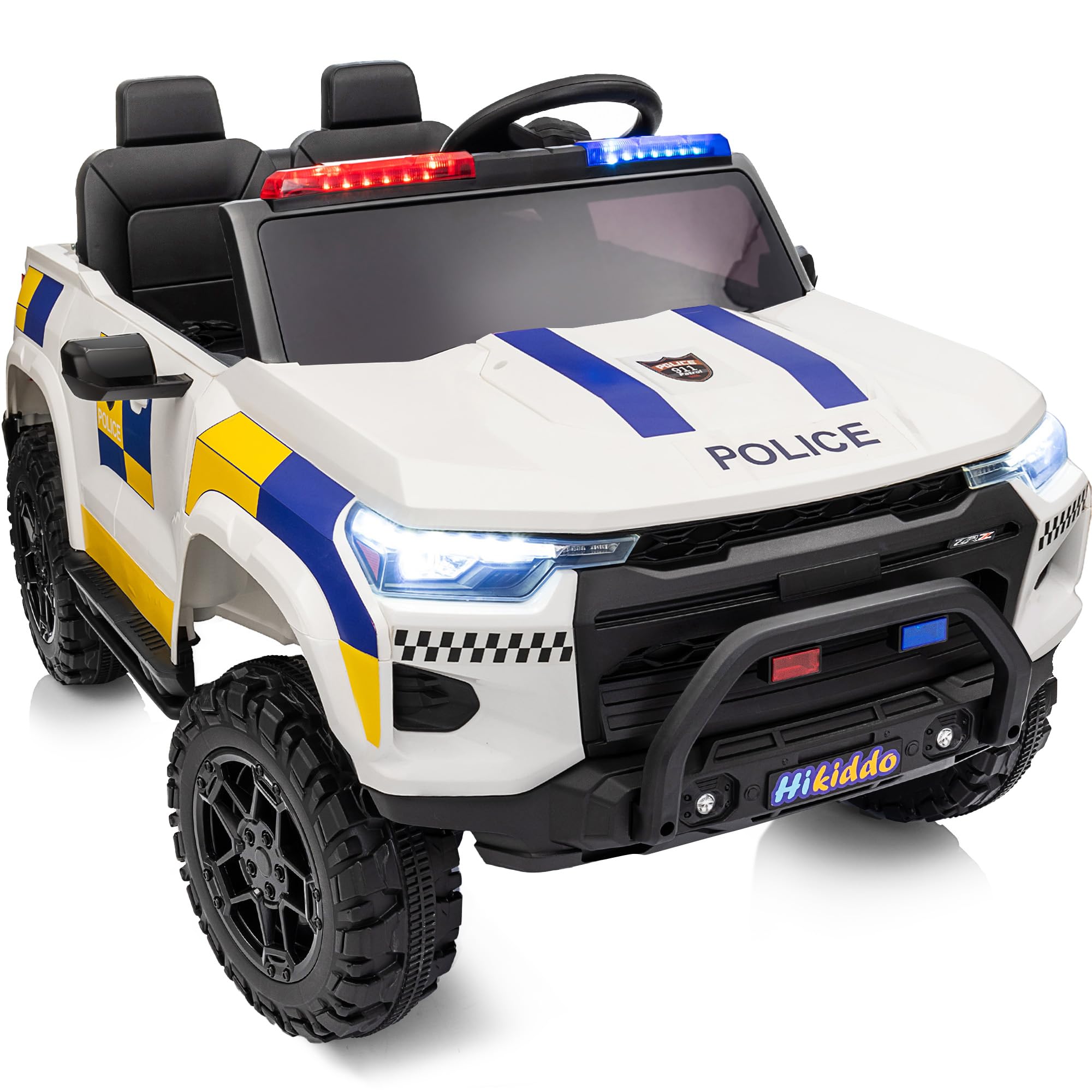 Hikiddo 24V 10Ah Electric Police SUV Car