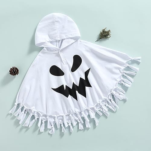 Miniatura 3 de Traje de Halloween para bebés, niños y niñas, bata de fantasma, disfraces de fiesta, ropa para niños pequeños, capa de bebé