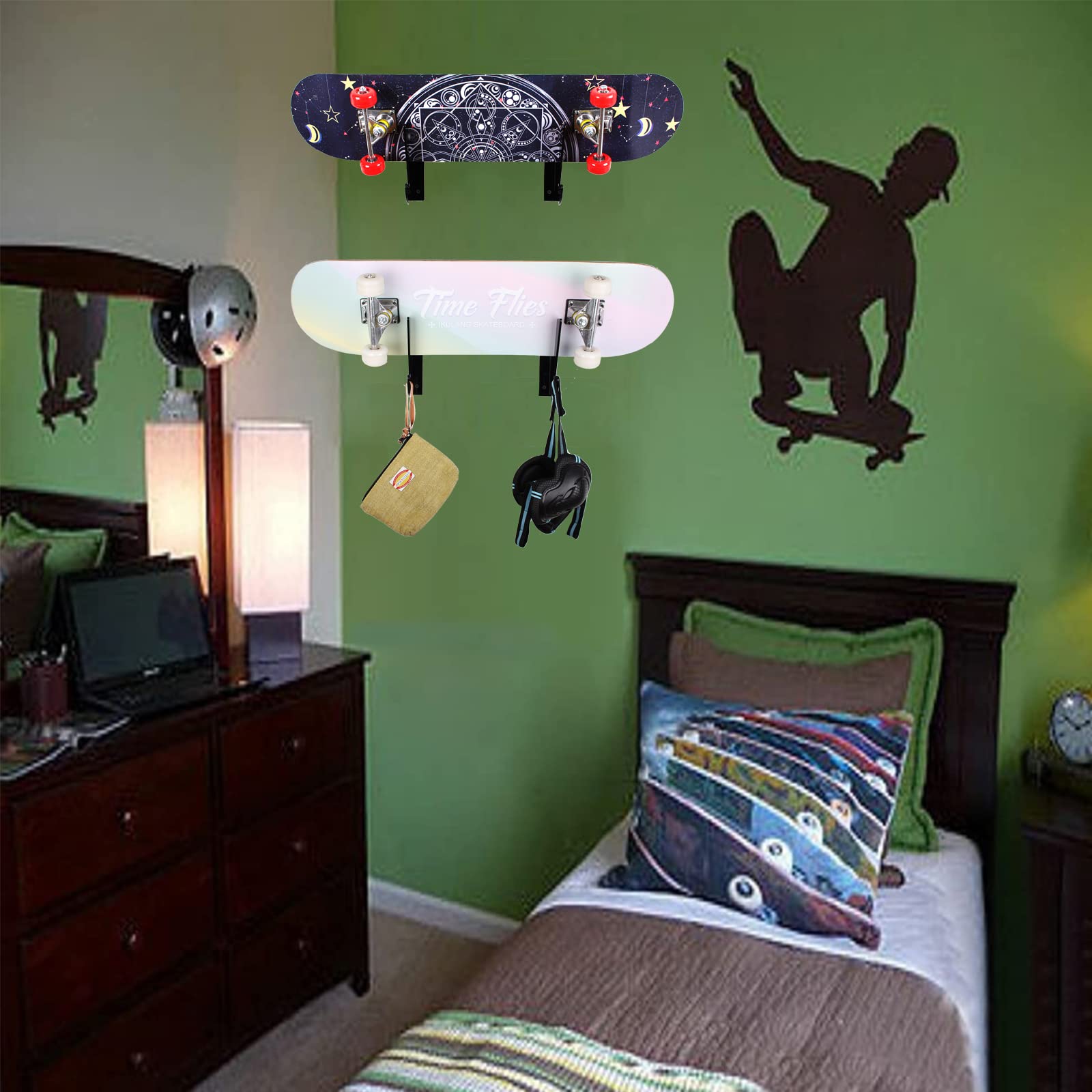 KAFENDA Soporte de Pared para monopatín, Soporte de Pared para monopatín