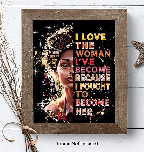 Miniatura 8 de Póster motivacional de afroamericanos, citas inspiradoras de mujeres negras, arte de pared, cita de motivación, orgullo afronegro, arte de pared y