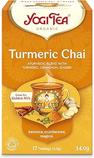 Yogi Tea Turmeric Chai - Organic - 17 Bags (3 Pack Bundle)