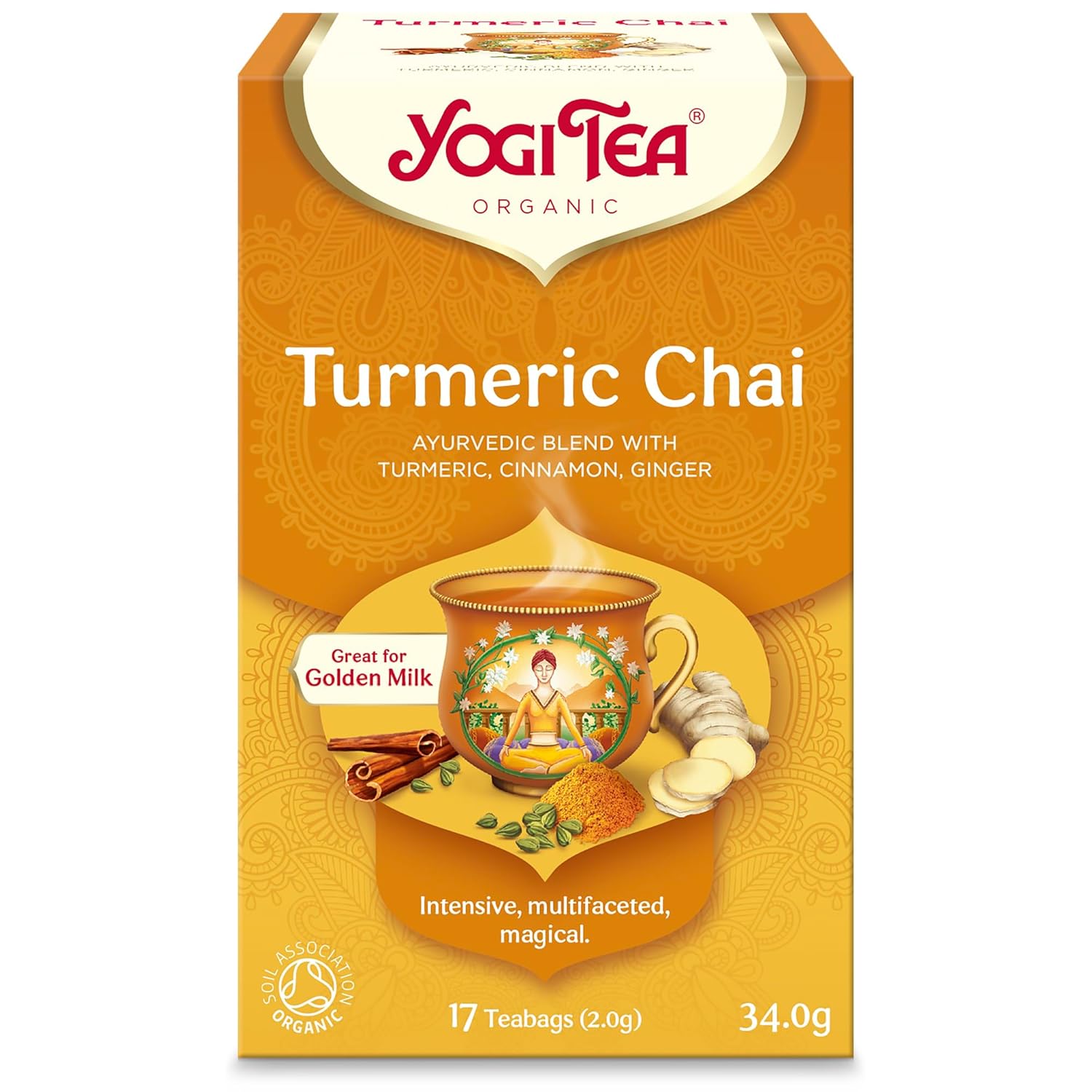 YOGI TEA Turmeric Chai Teabags, 17 CT