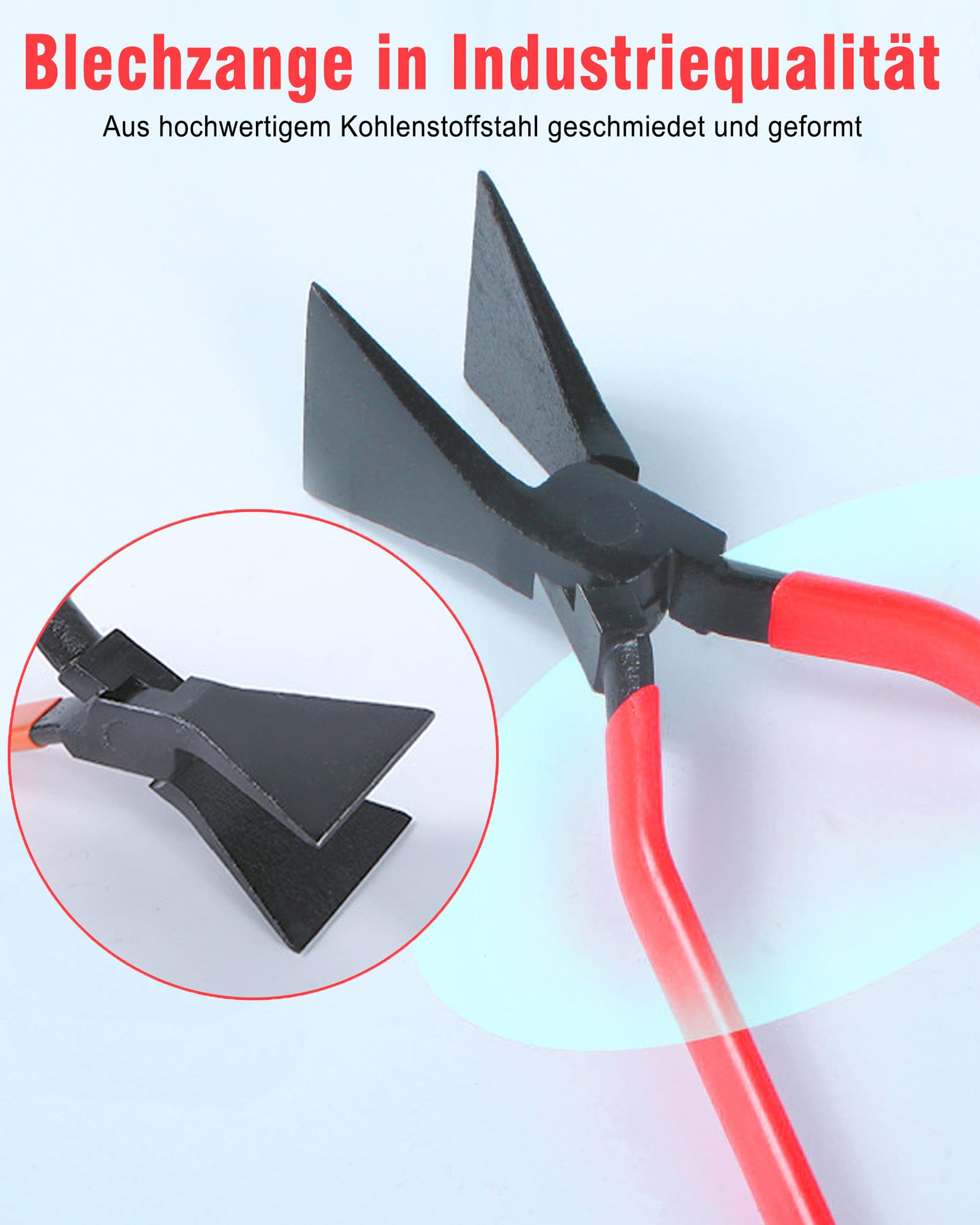 Lot de 3 pinces pliantes pour tôle - 0° 45° 90° | Spengler Outil 270 mm de long Pince à tôle pour le travail de la tôle