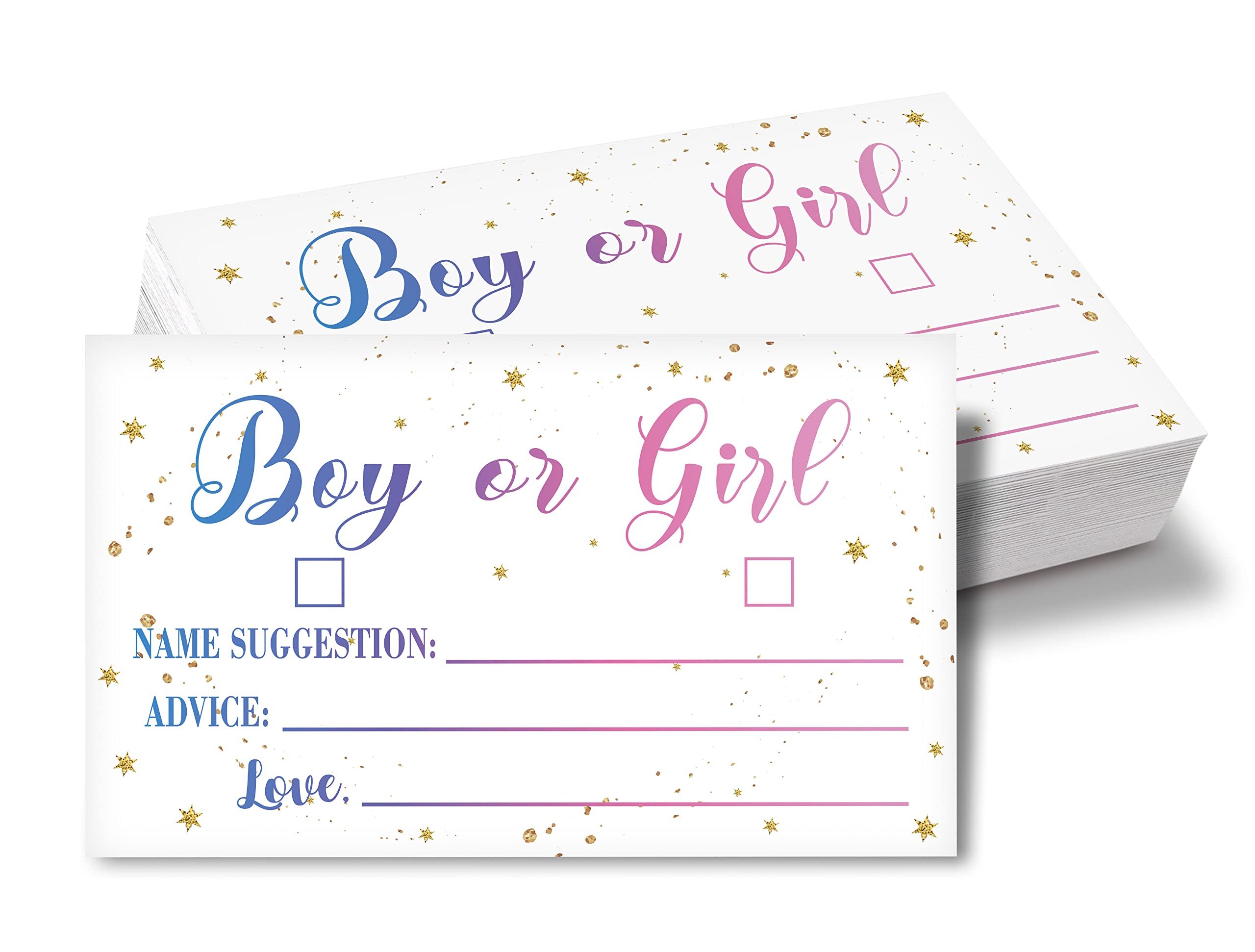 Buy Gender Reveal Games, Moon and Stars Themed Gender Reveal Voting